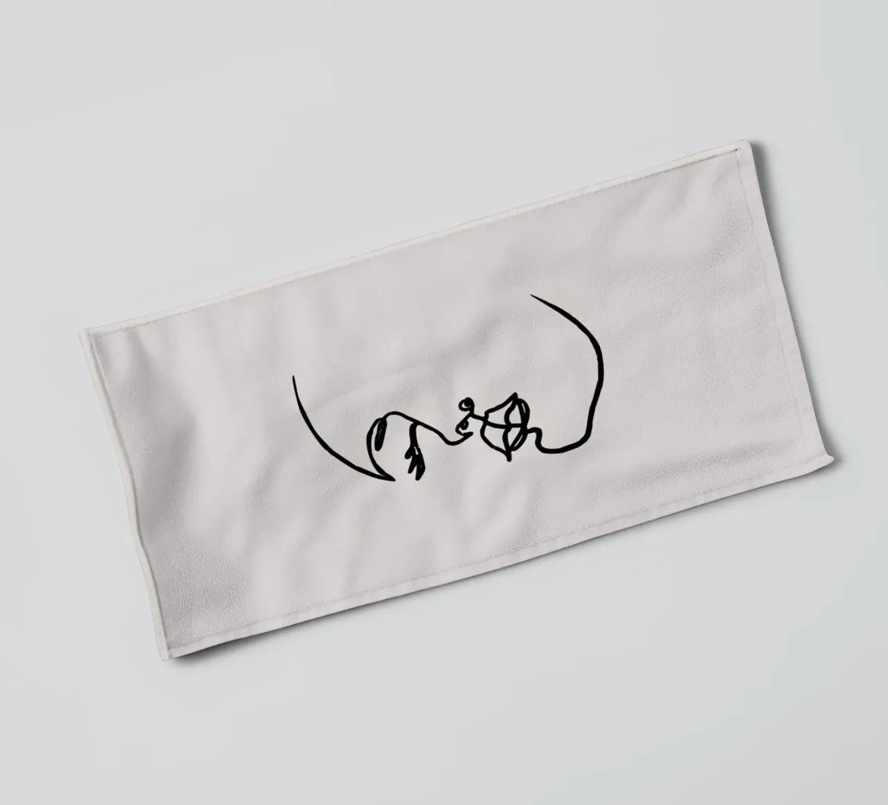 Tilted asciugamano da bagno da Pure