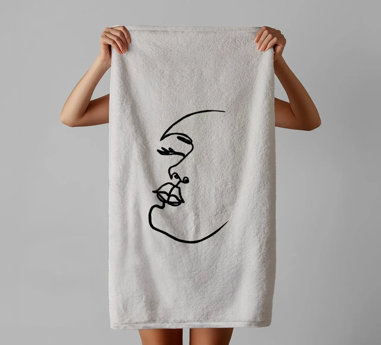 Tilted asciugamano da bagno da Pure