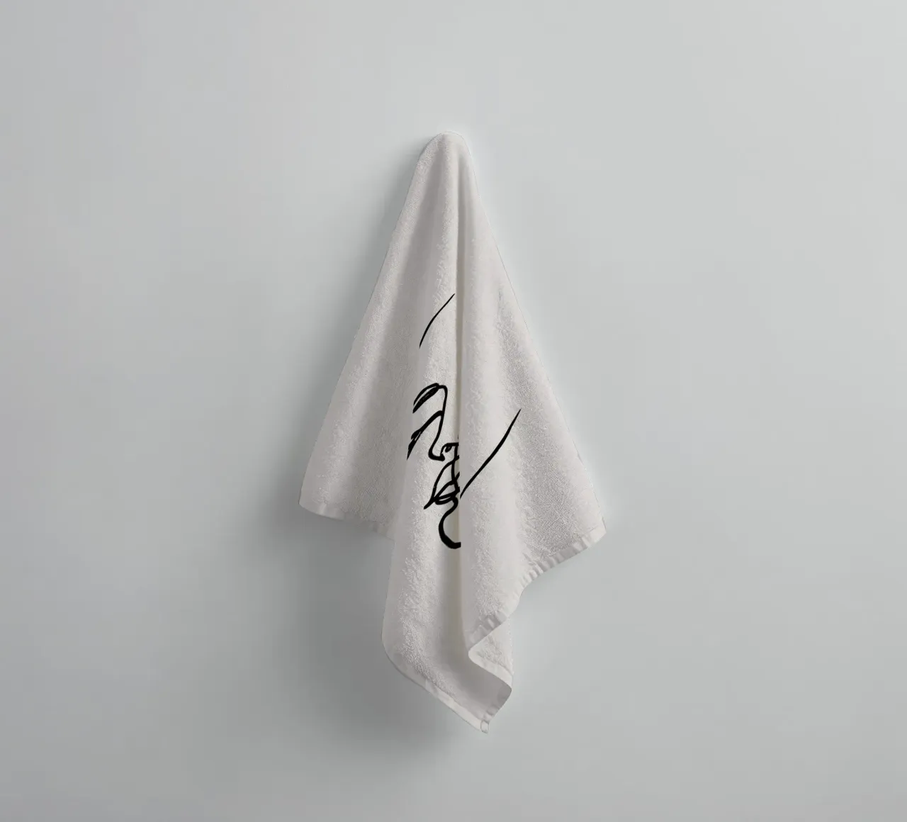 Tilted asciugamano da bagno da Pure