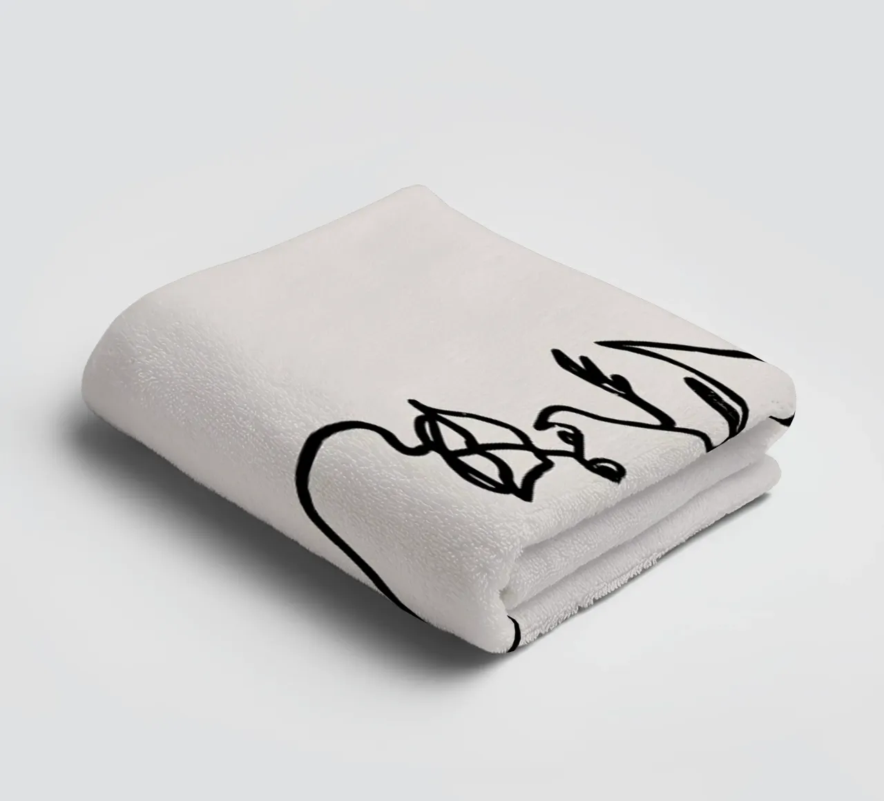 Tilted asciugamano da bagno da Pure