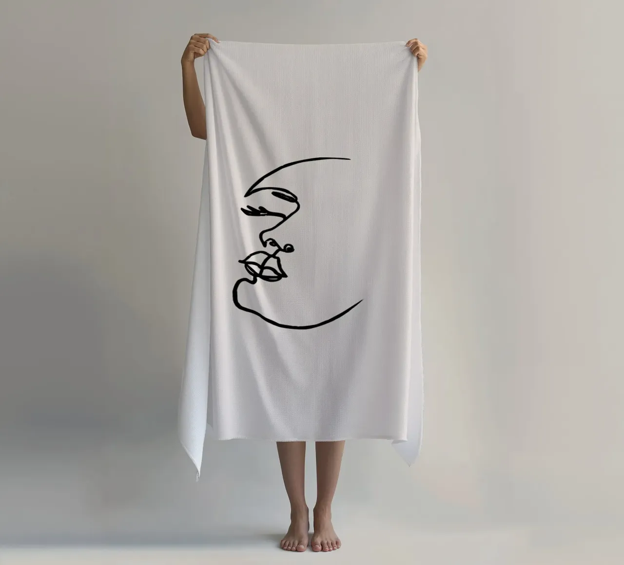Tilted beach towel by Pure