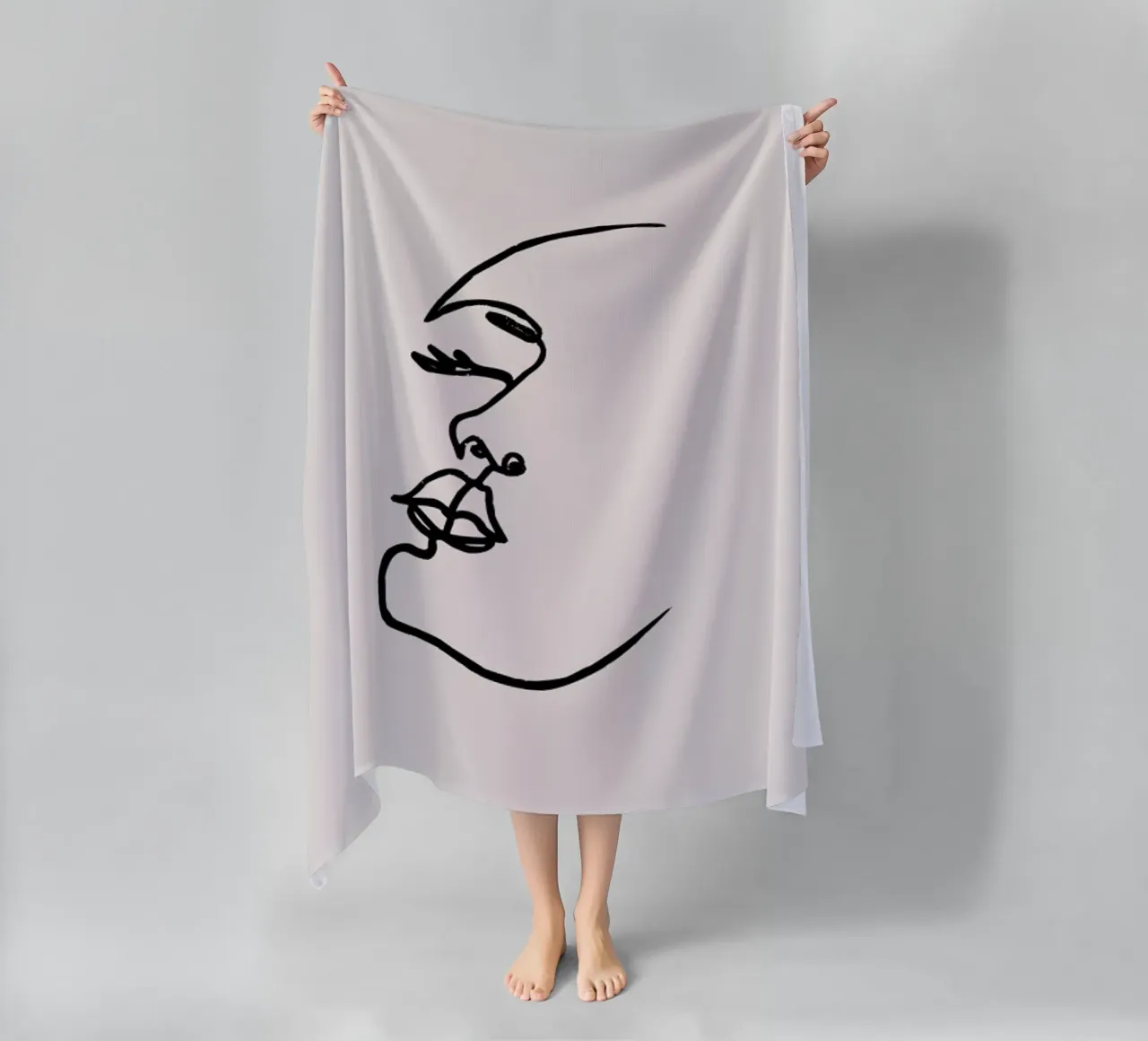 Tilted beach towel by Pure