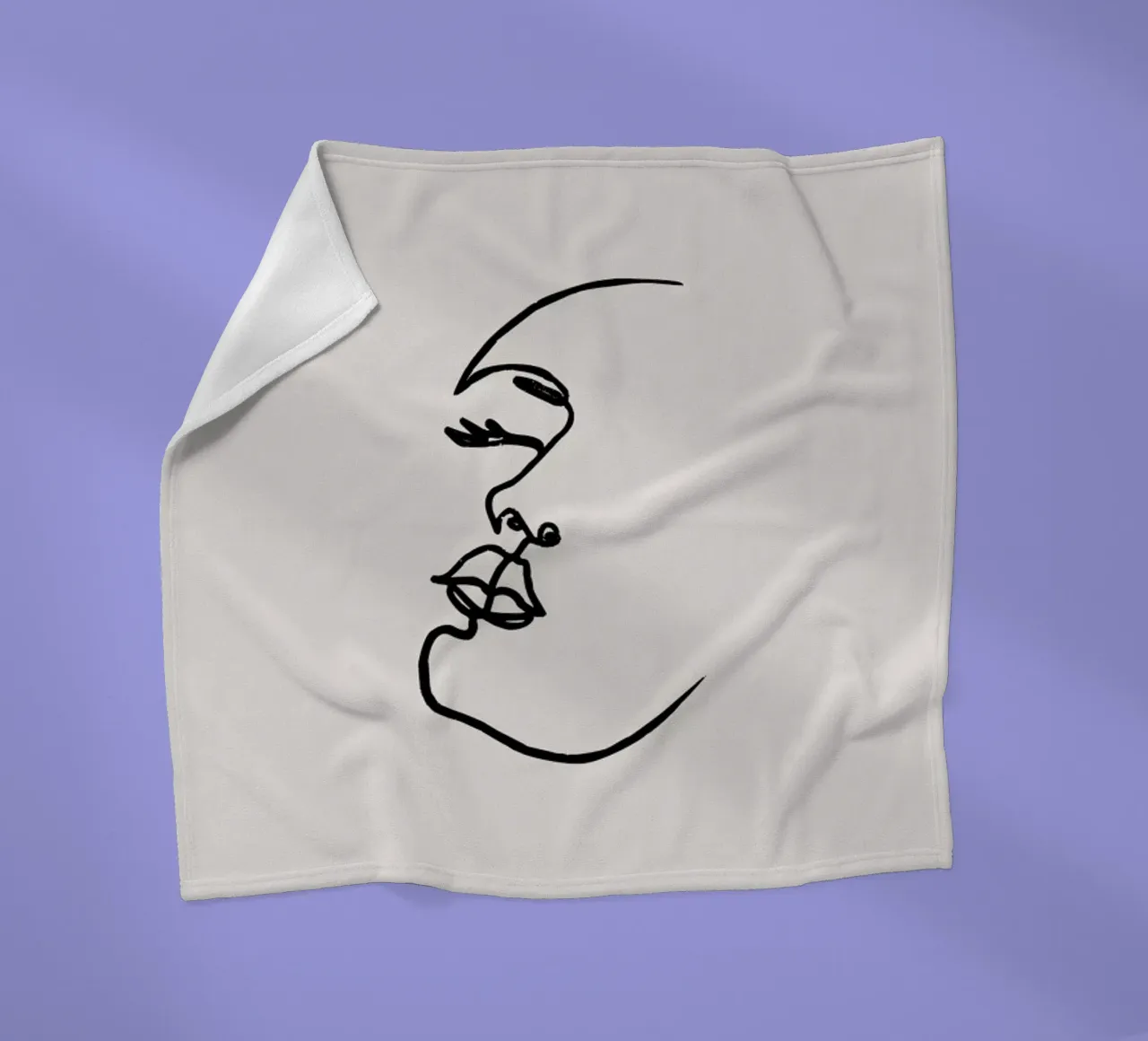 Tilted Fleecedecke von Pure