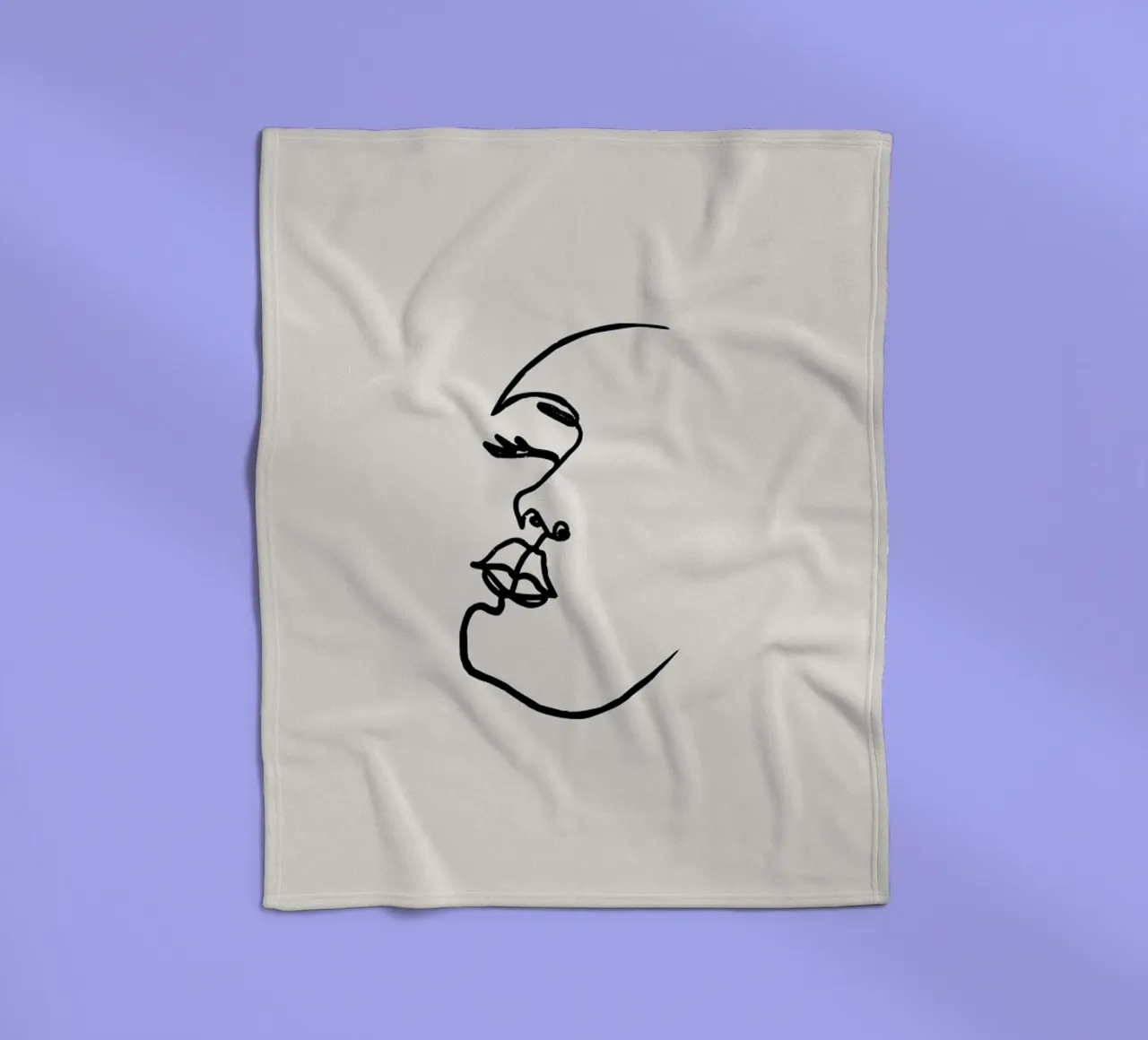 Tilted Fleecedecke von Pure