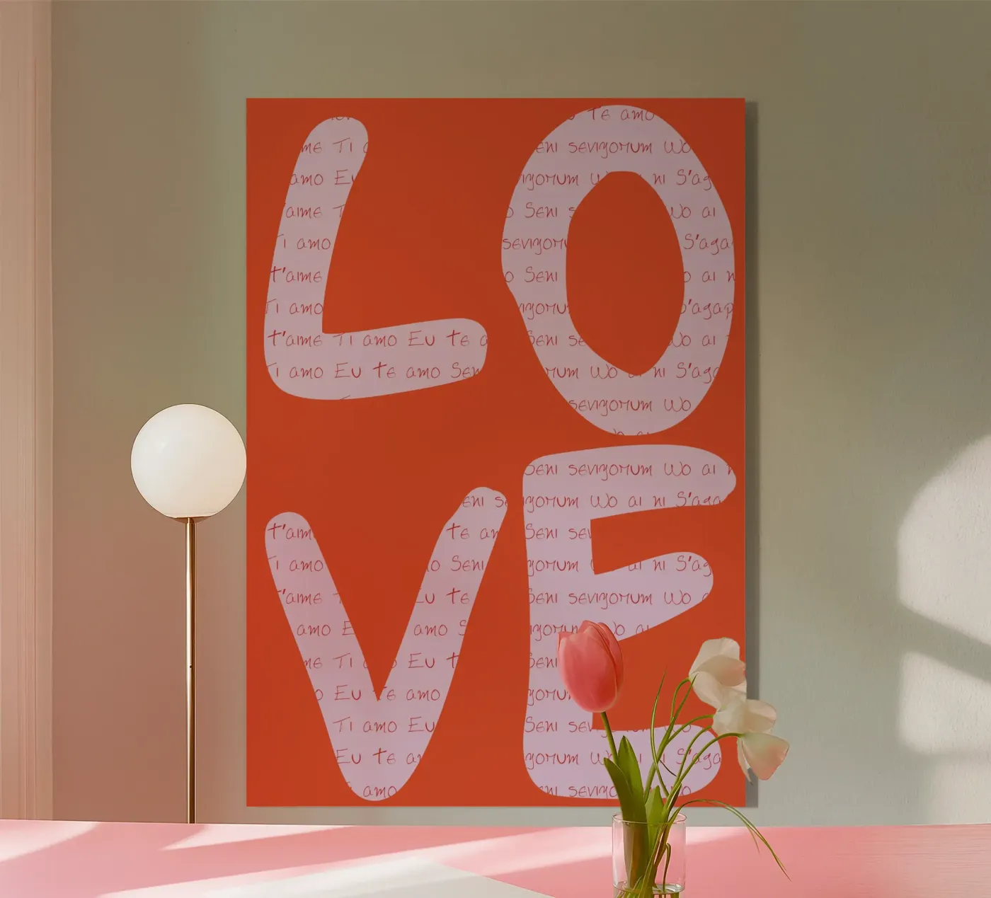 LOVE plexiglass da Retro Love