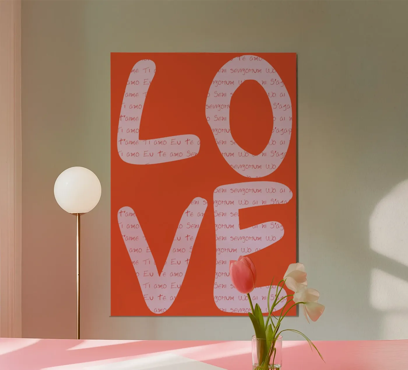 LOVE poster by Retro Love