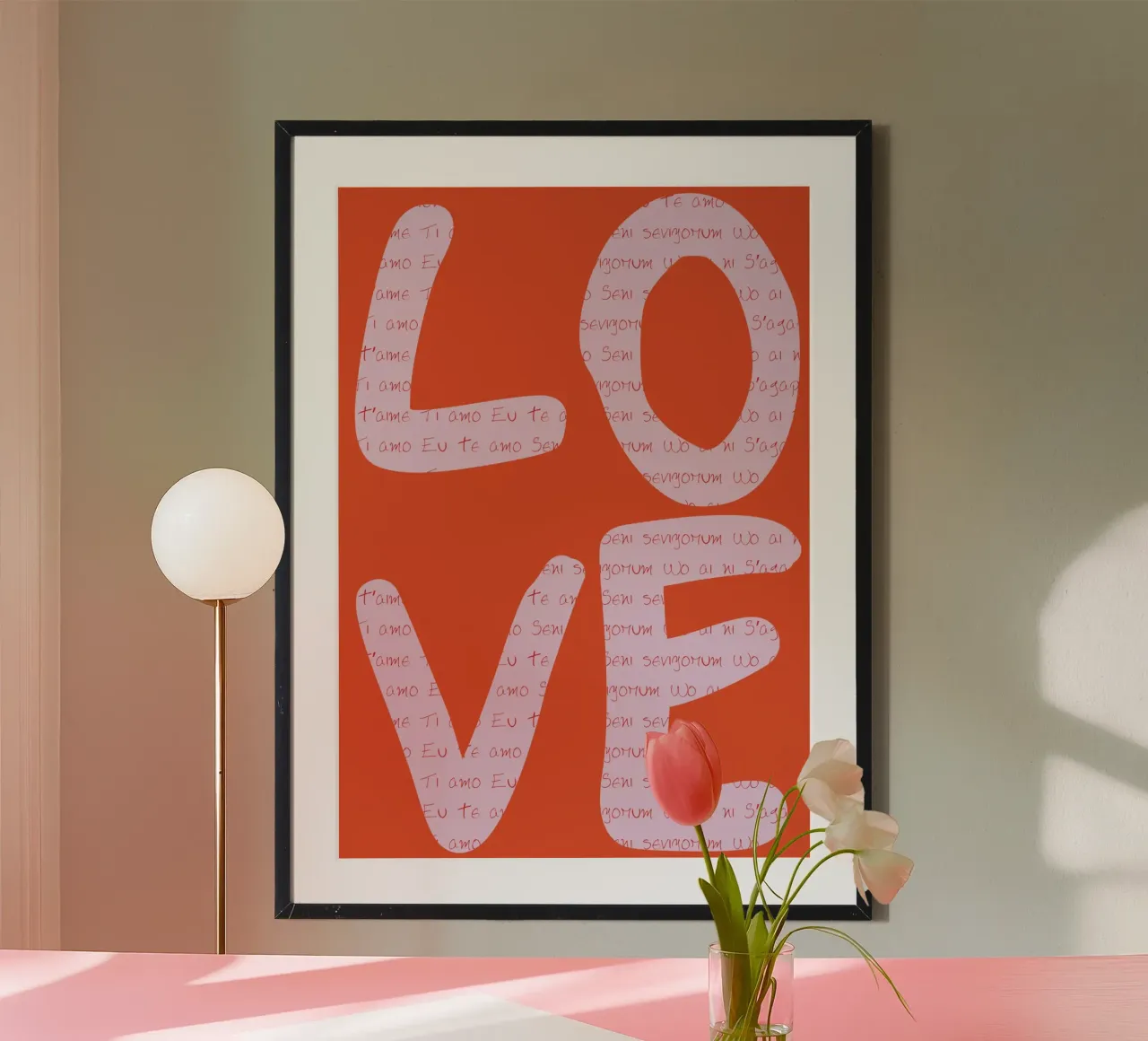 LOVE poster da Retro Love