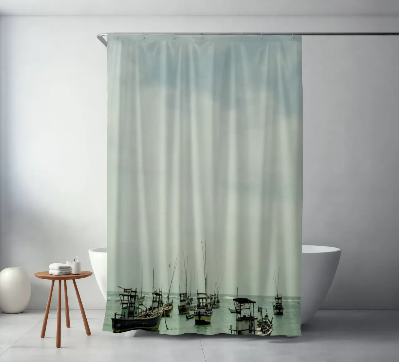 Sea & Salt shower curtain by Shot By Clint