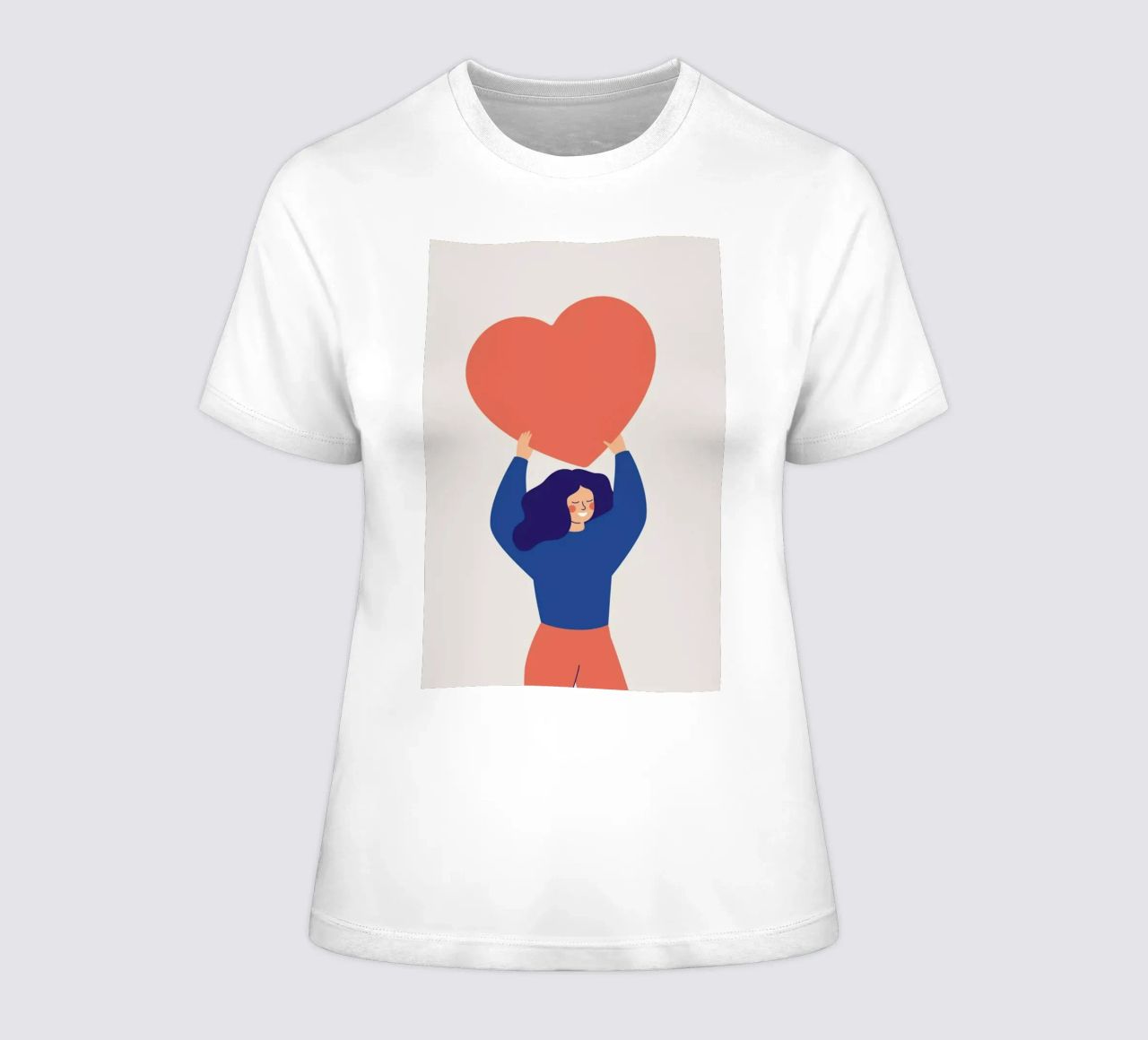 Carry Love dames t-shirt getailleerd van Pure