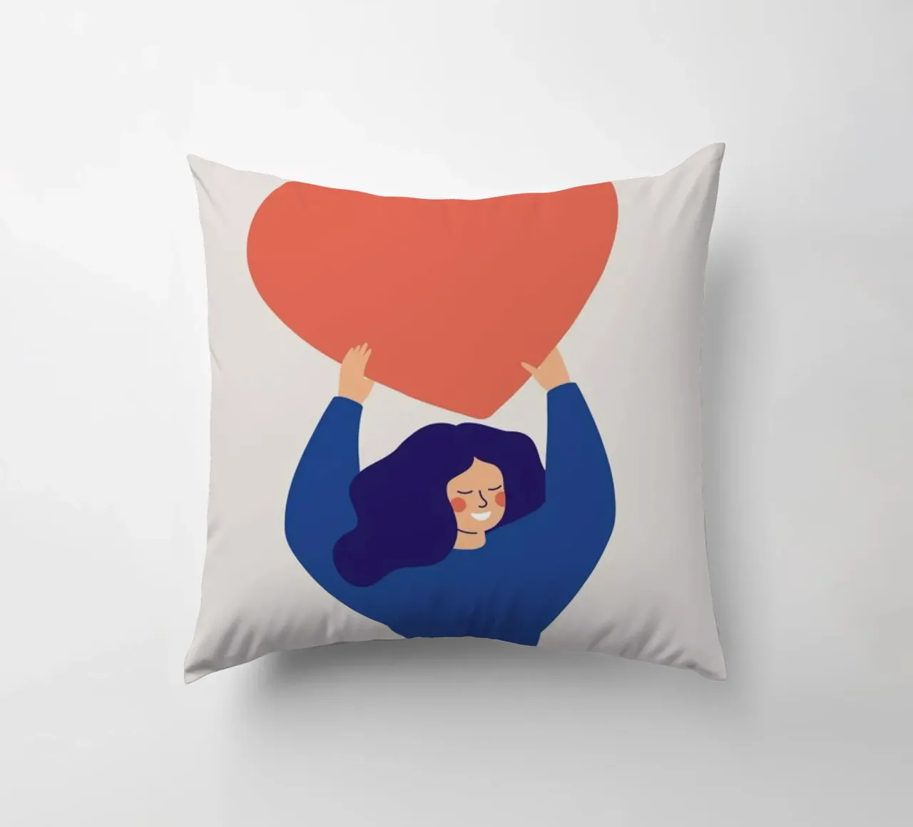 Carry Love decorative cushion by Pure