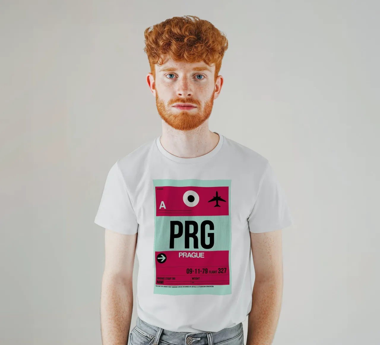 PRG-Prag t-shirt da Naxart