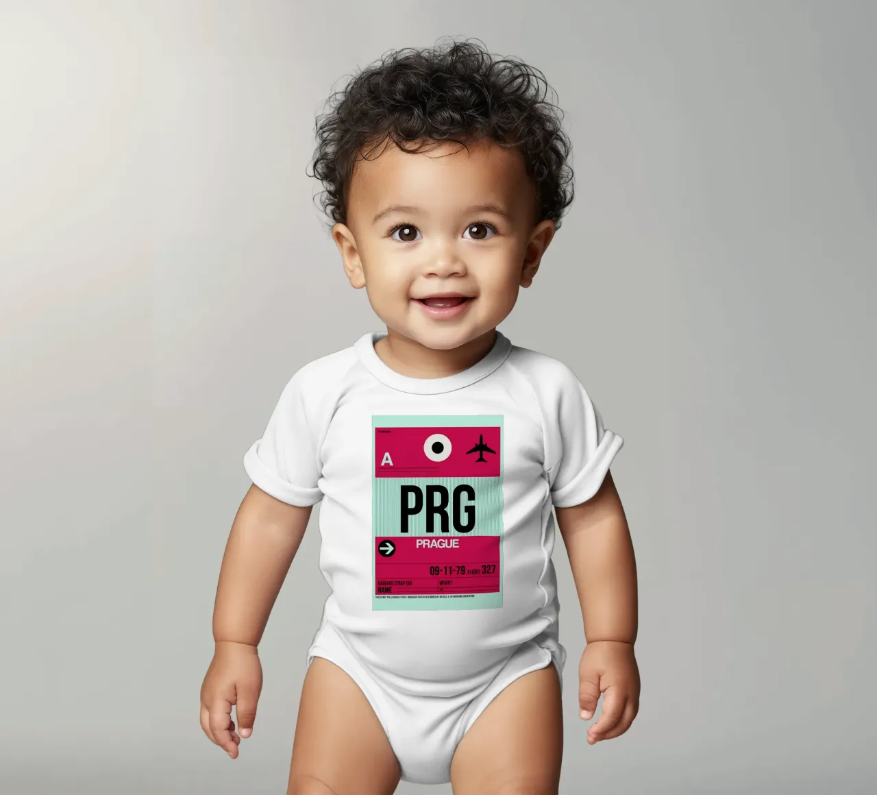 PRG-Prag body neonato maniche corte da Naxart