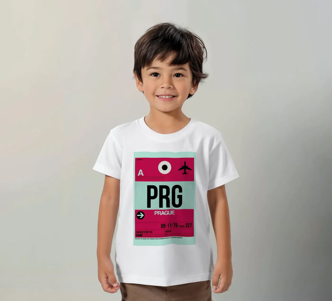 PRG-Prag t-shirt bambini da Naxart