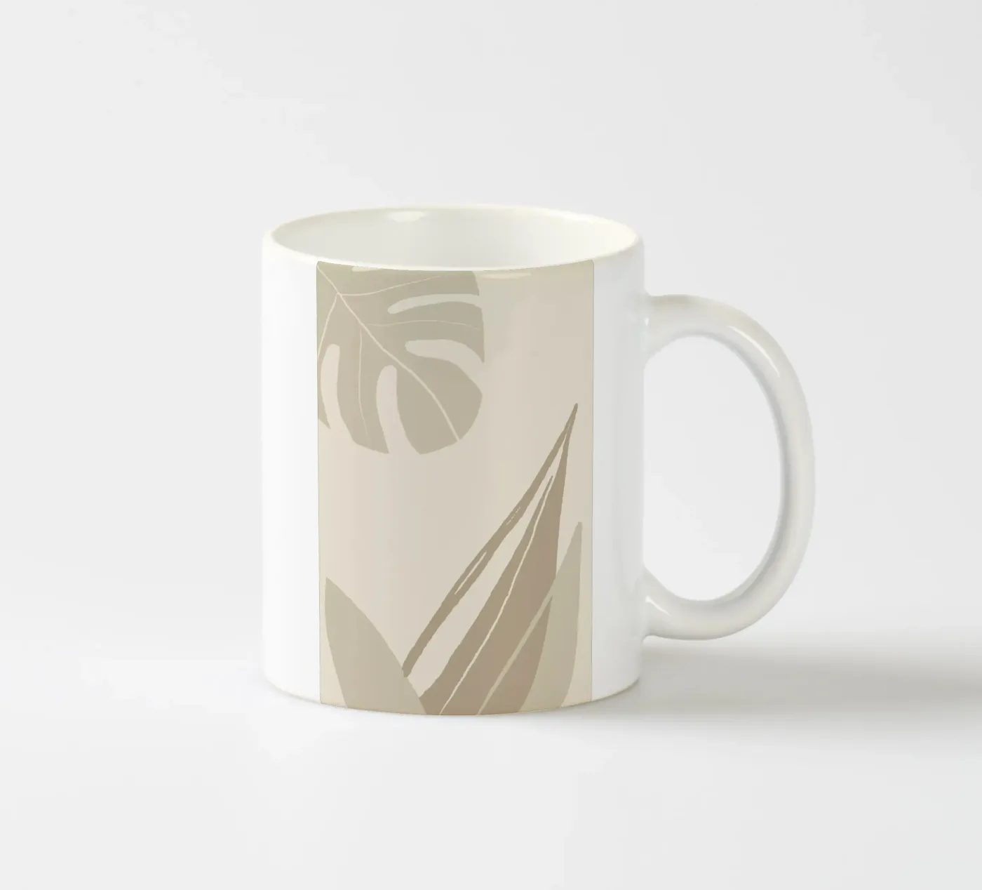 Leaves ceramic mug by Pure