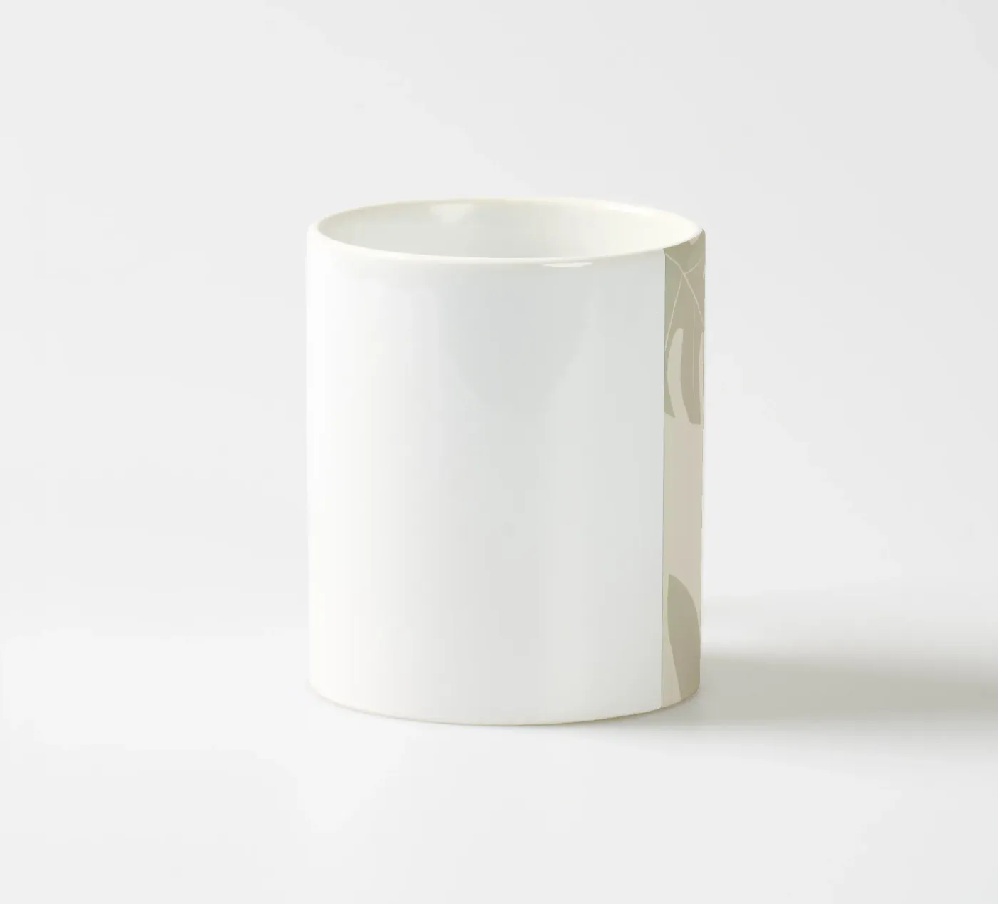 Leaves ceramic mug by Pure