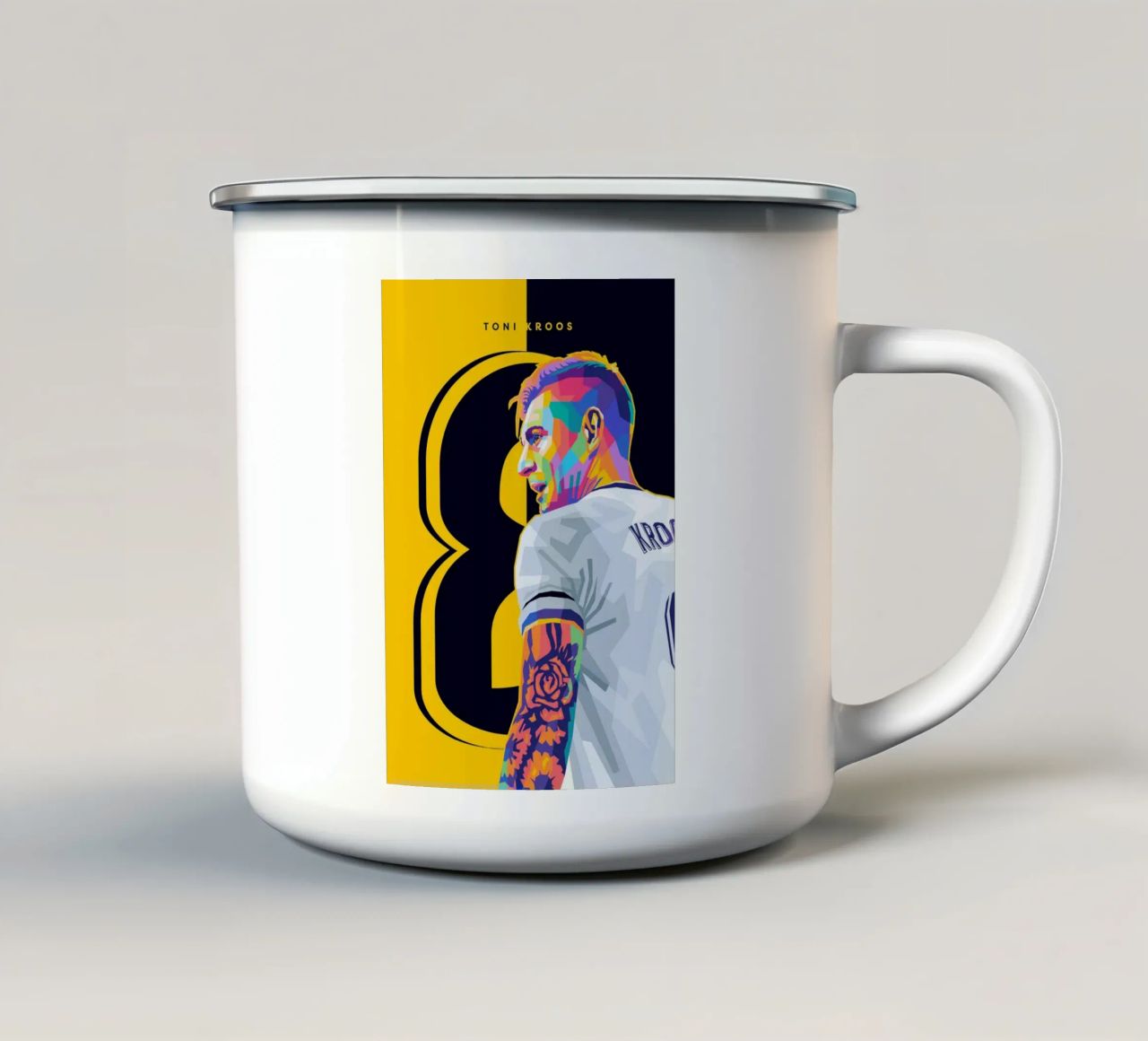 Toni Kross WPAP tazza in smalto da WPAP MALANG