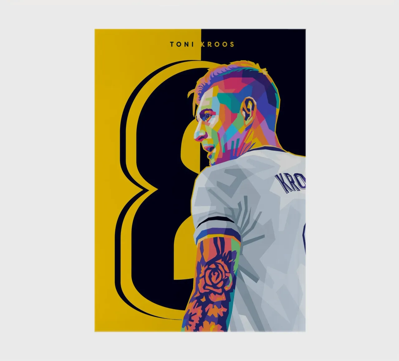Toni Kross WPAP notebook by WPAP MALANG