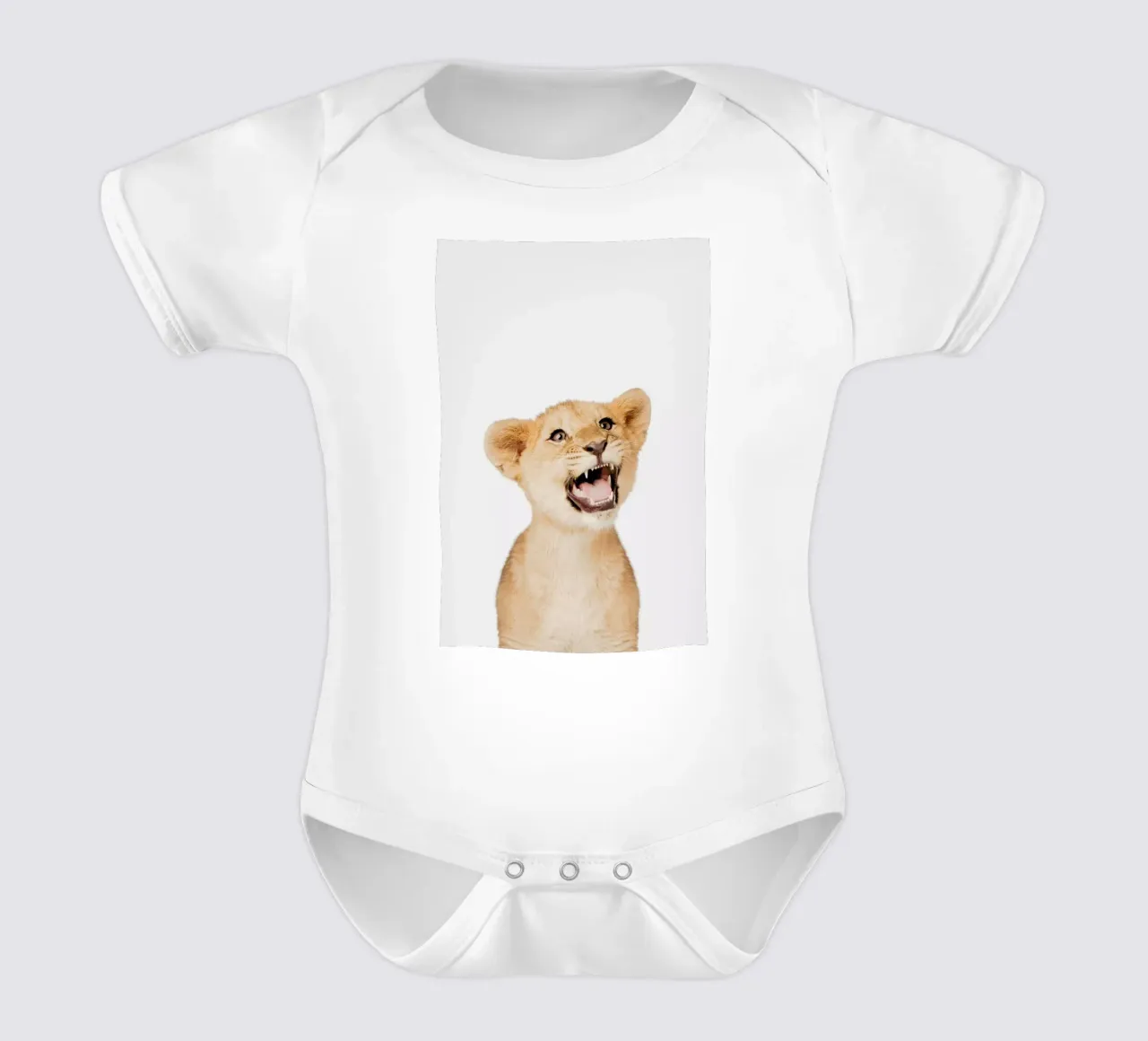 Lion Cub body neonato maniche corte da Paws & Claws