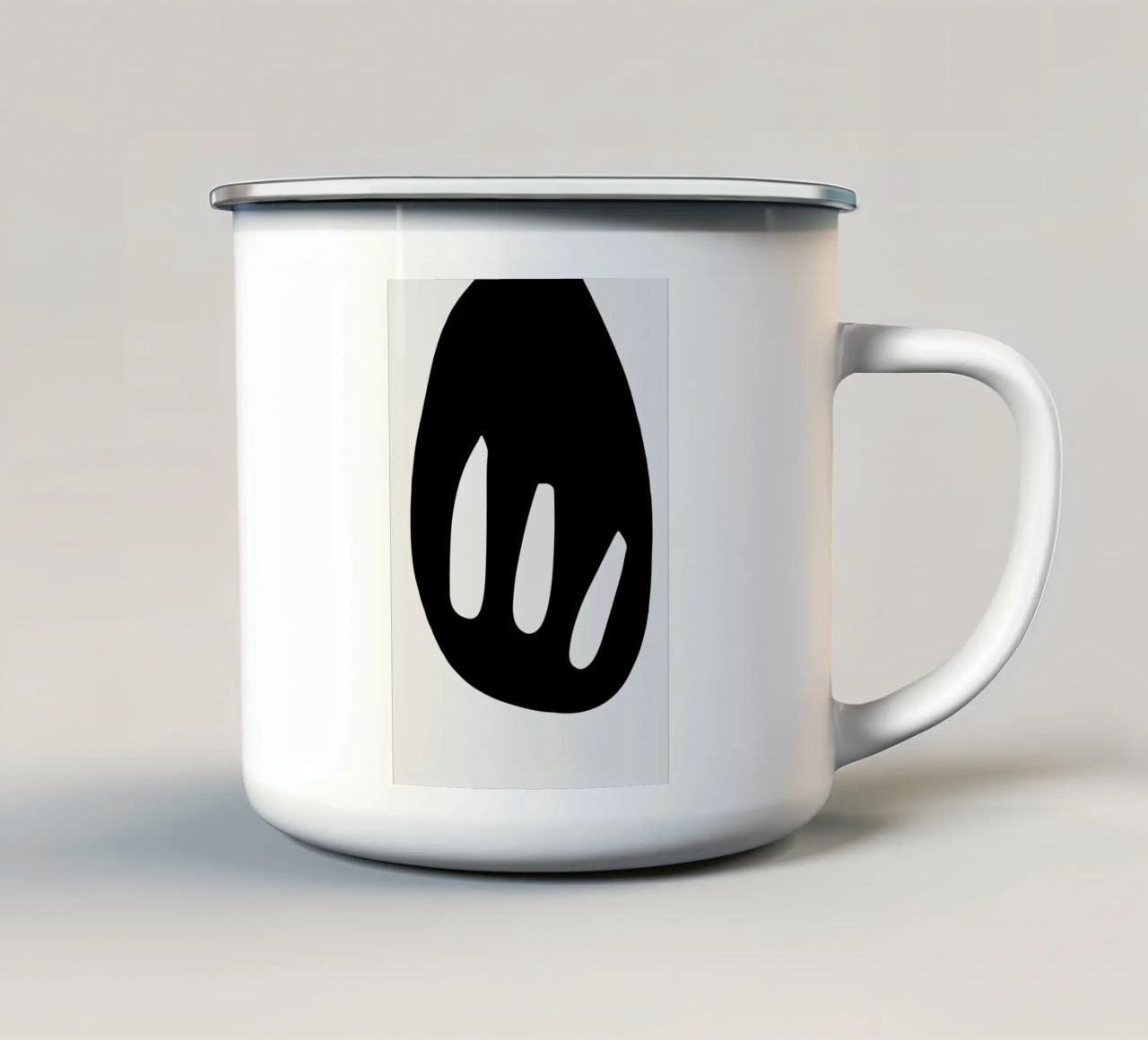 Troubled Mind tazza in smalto da Tanja Schaub