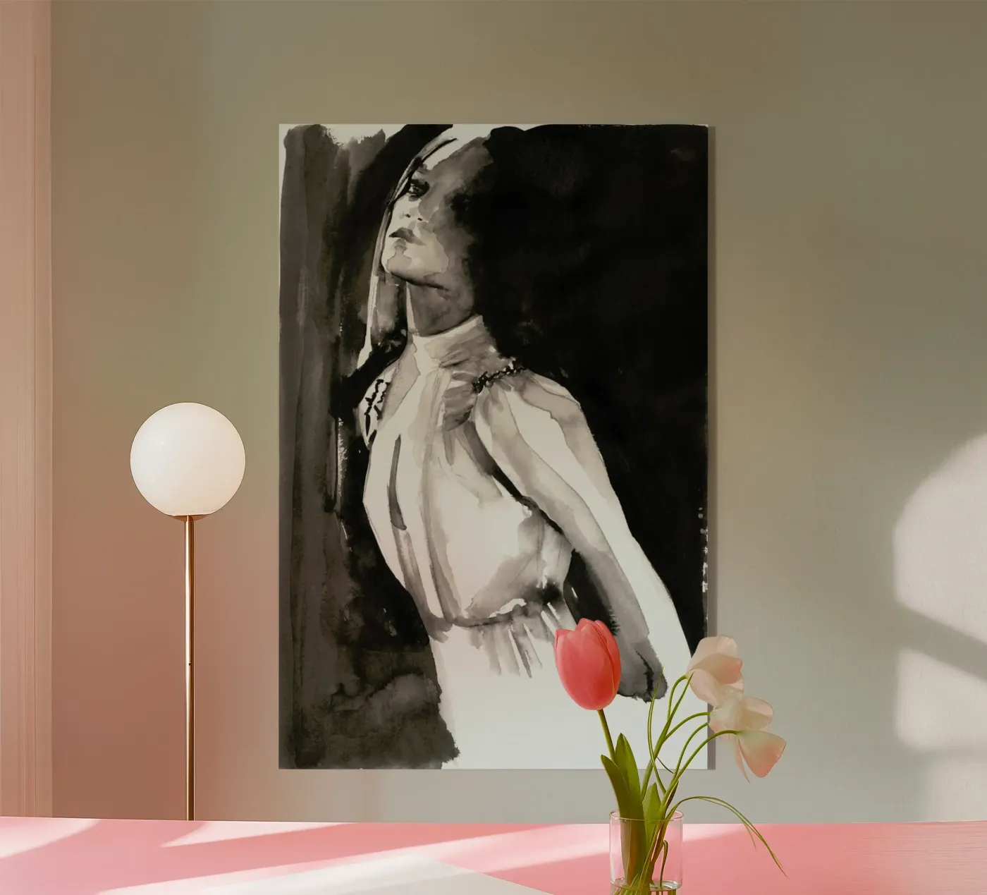 I Changed My Mind acryl van Victoria Verbaan