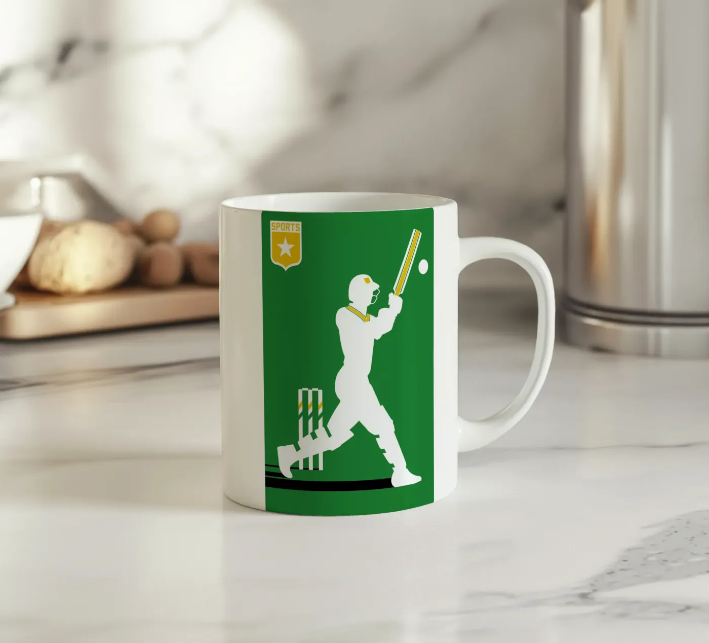Cricket ceramic mug by Bo Lundberg