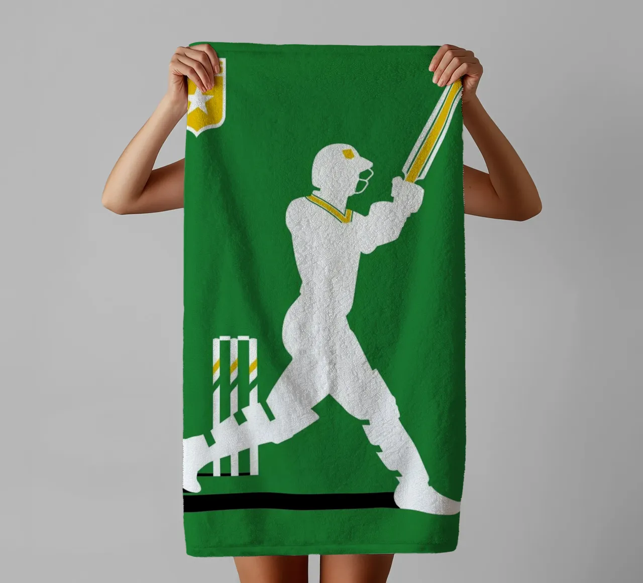 Cricket towel by Bo Lundberg