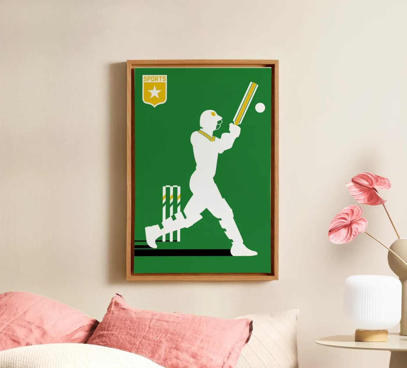 Cricket canvas van Bo Lundberg