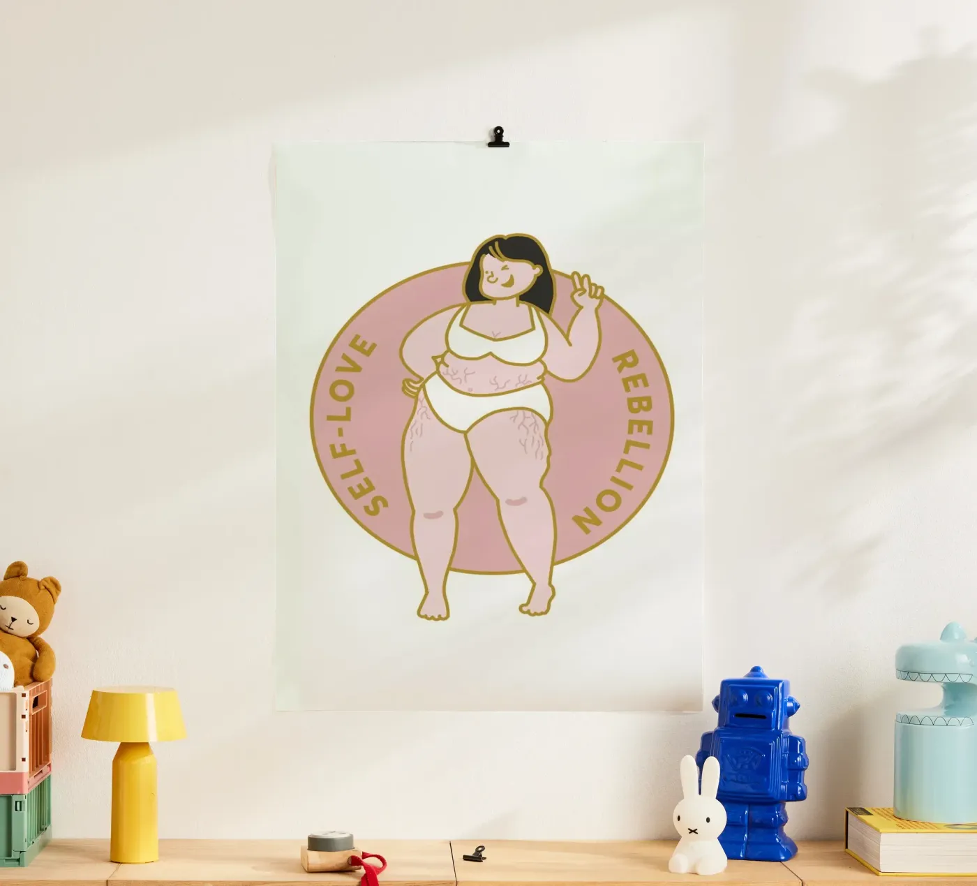 Self Love poster van Geborgen Wachsen x JUNIQE