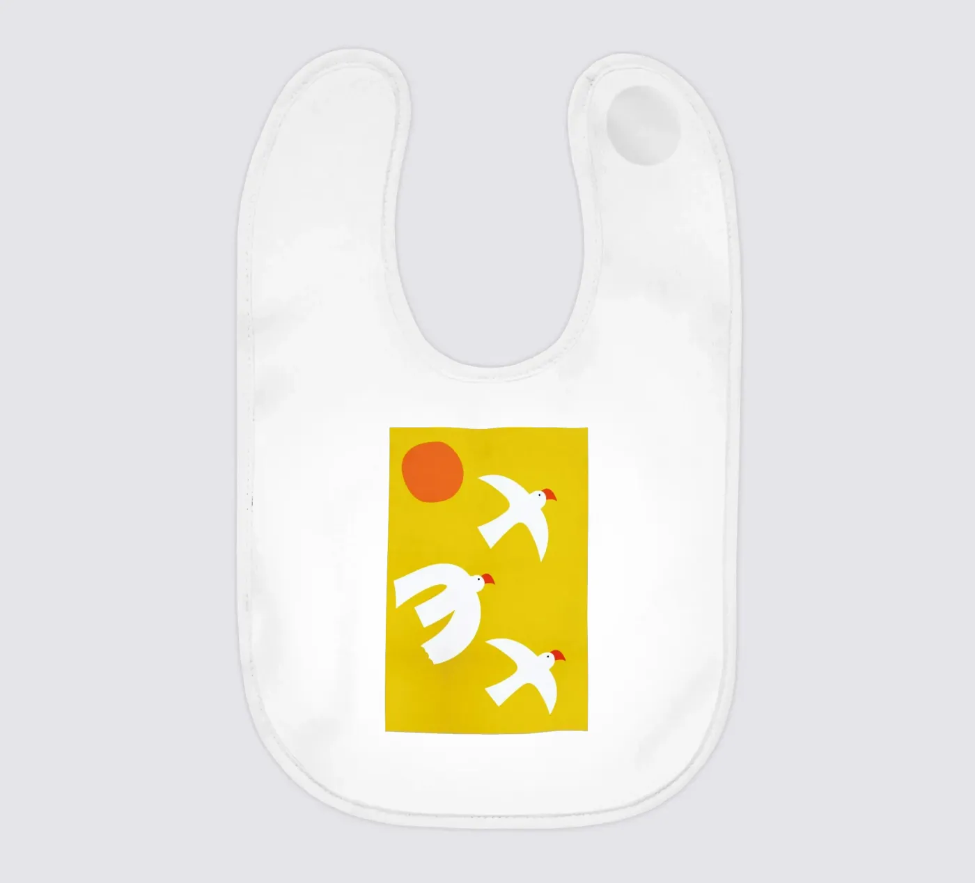Flying Doves bavaglino da Little Flourishes