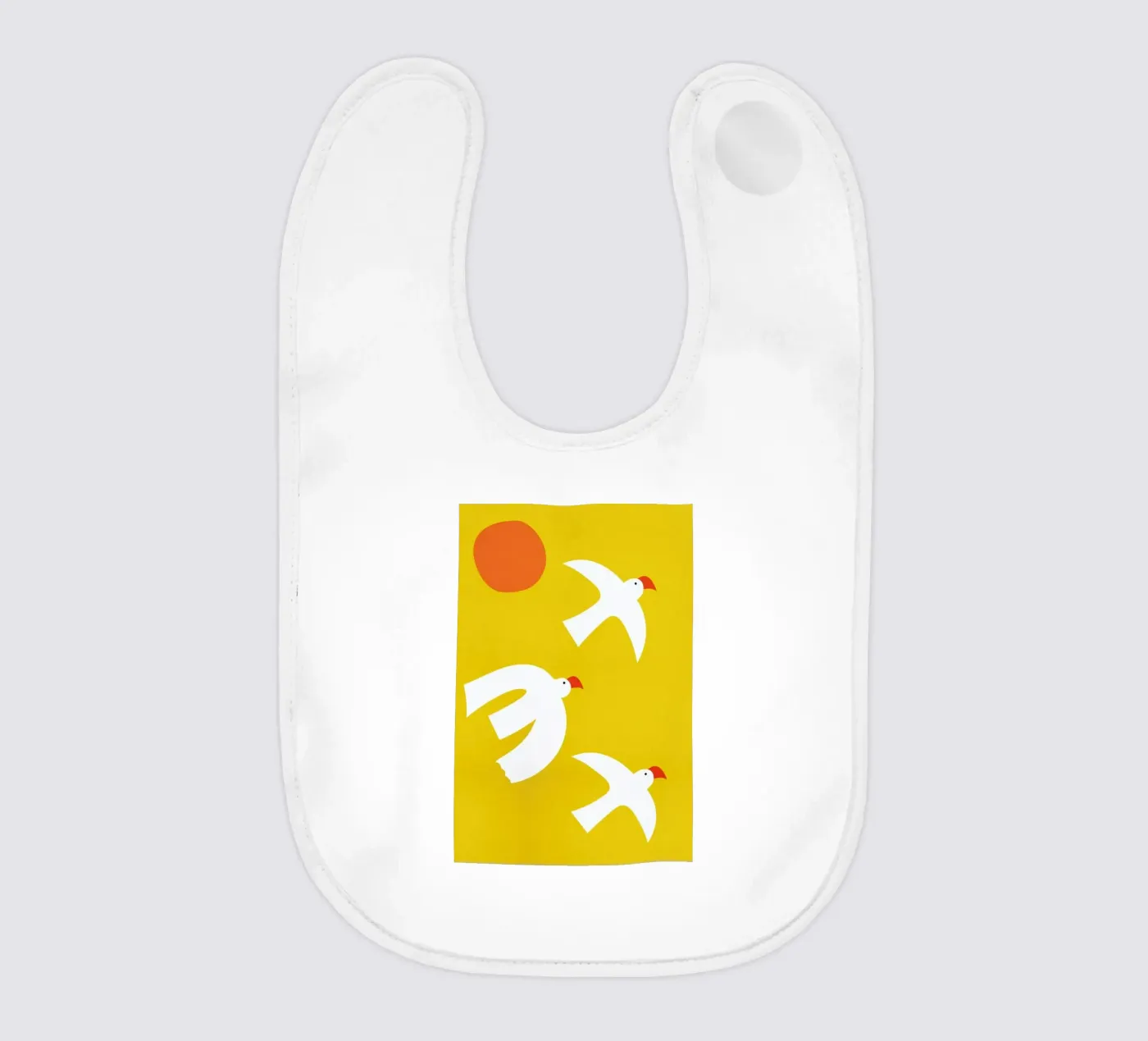 Flying Doves bavaglino da Little Flourishes