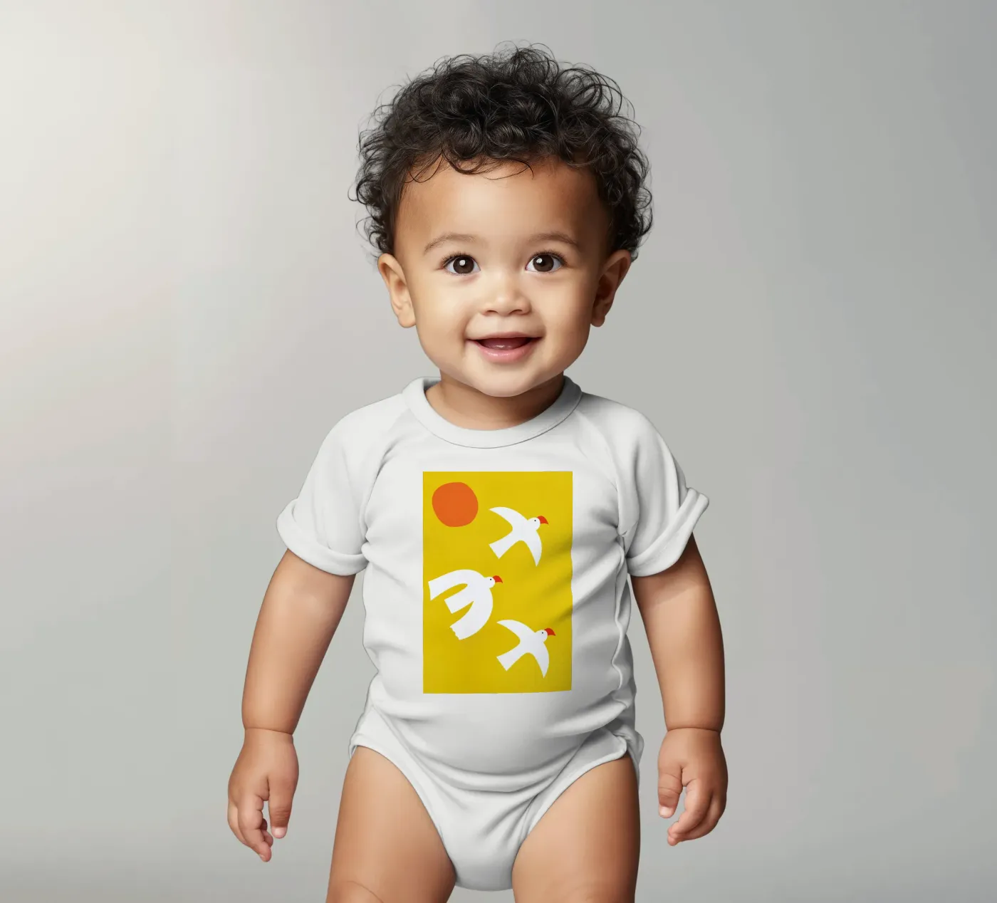 Flying Doves body bébé de Little Flourishes