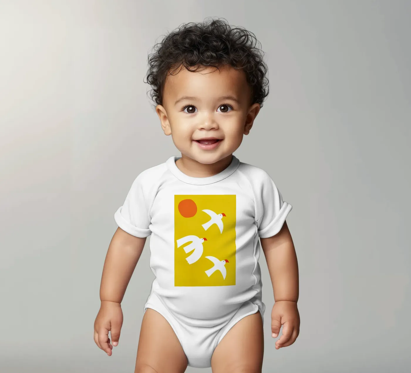 Flying Doves body bébé de Little Flourishes