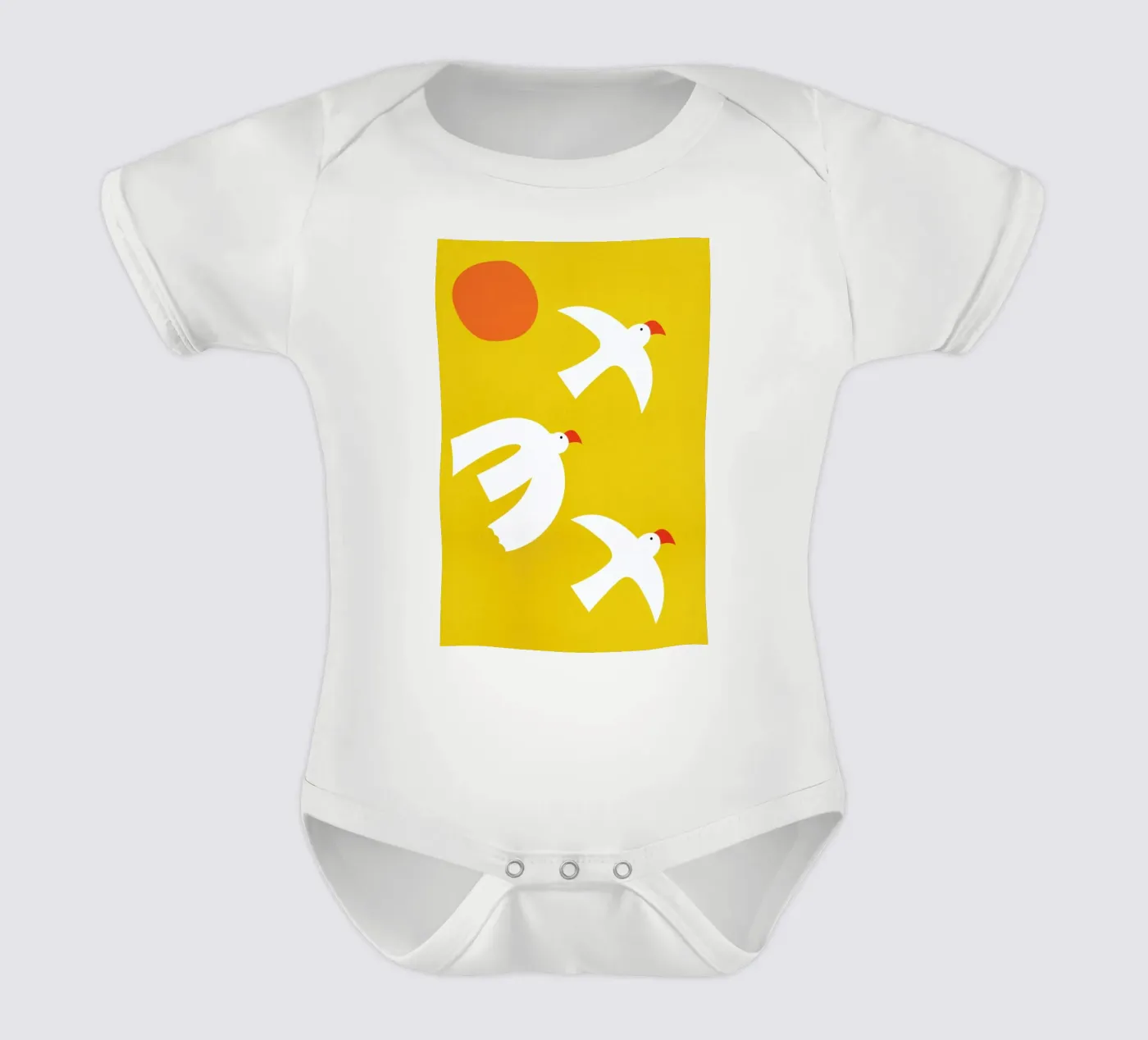Flying Doves body bébé de Little Flourishes