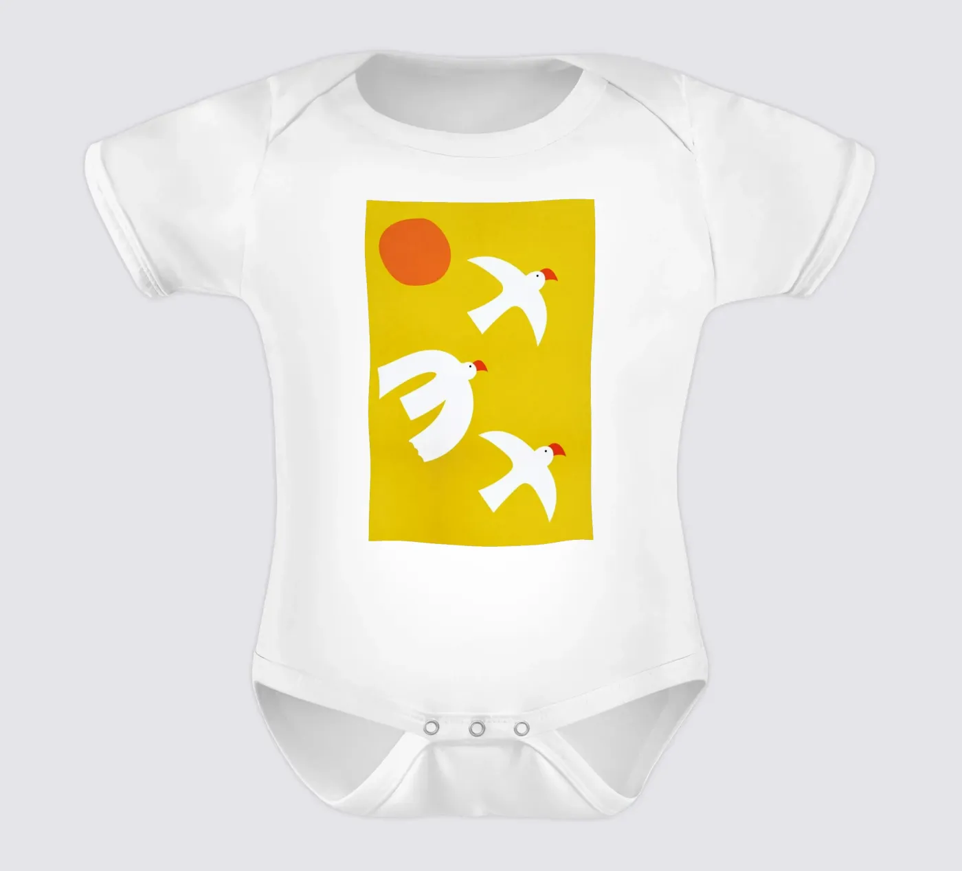 Flying Doves body bébé de Little Flourishes