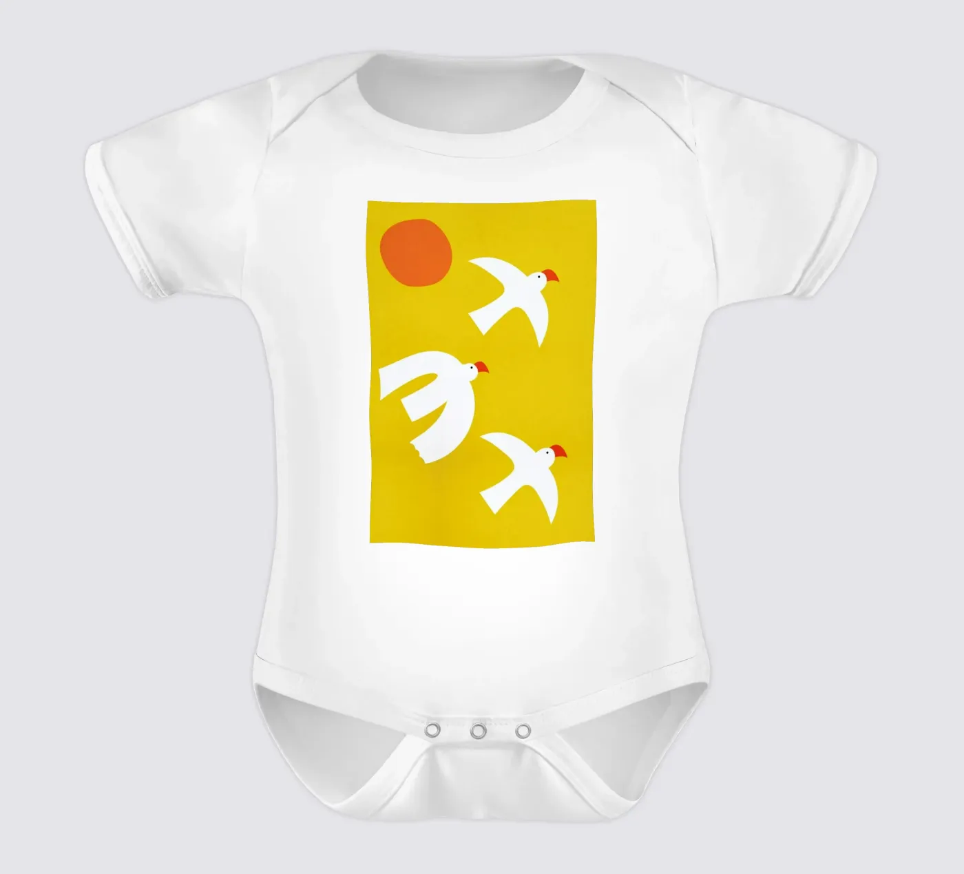 Flying Doves body bébé de Little Flourishes