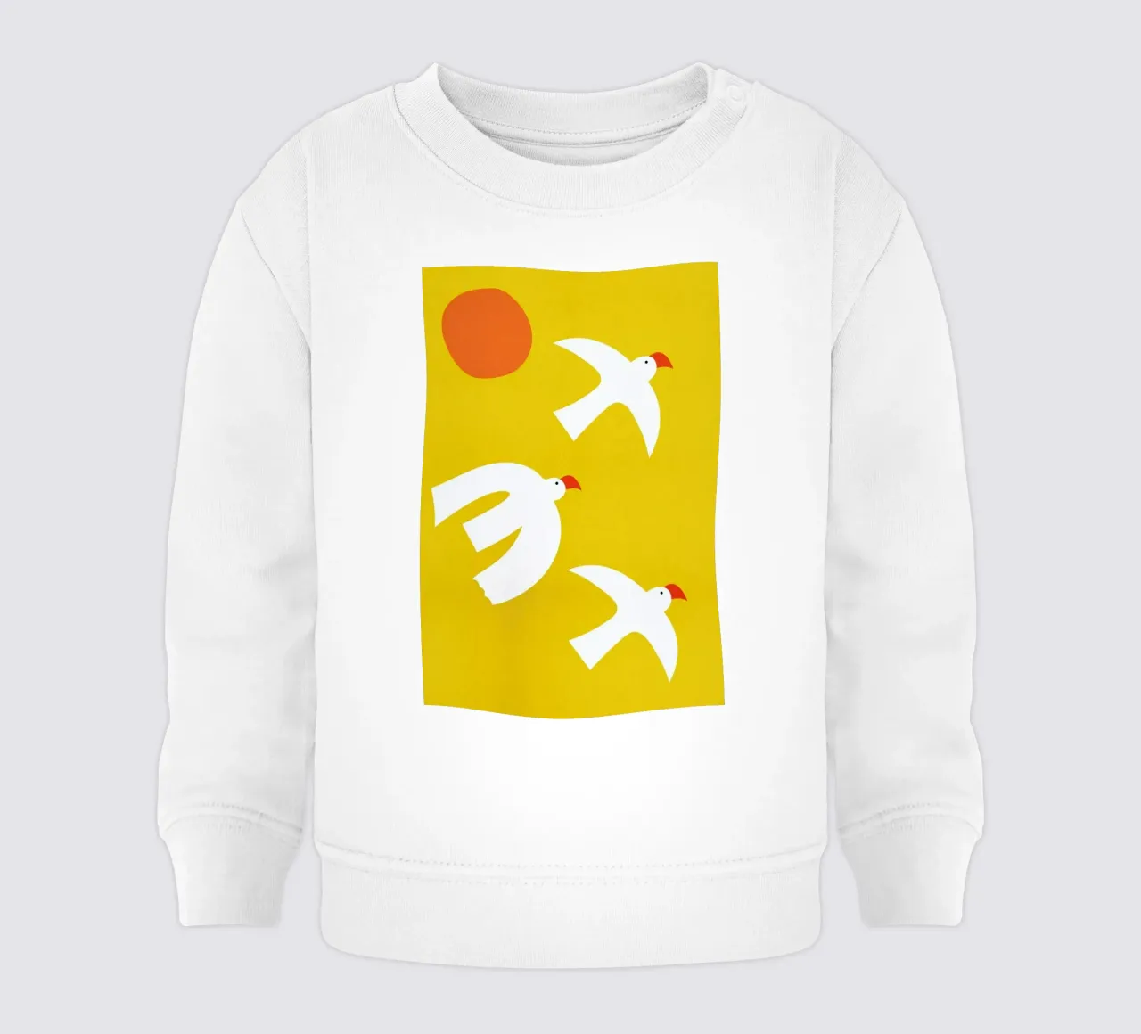 Flying Doves sudadera de bebé de Little Flourishes