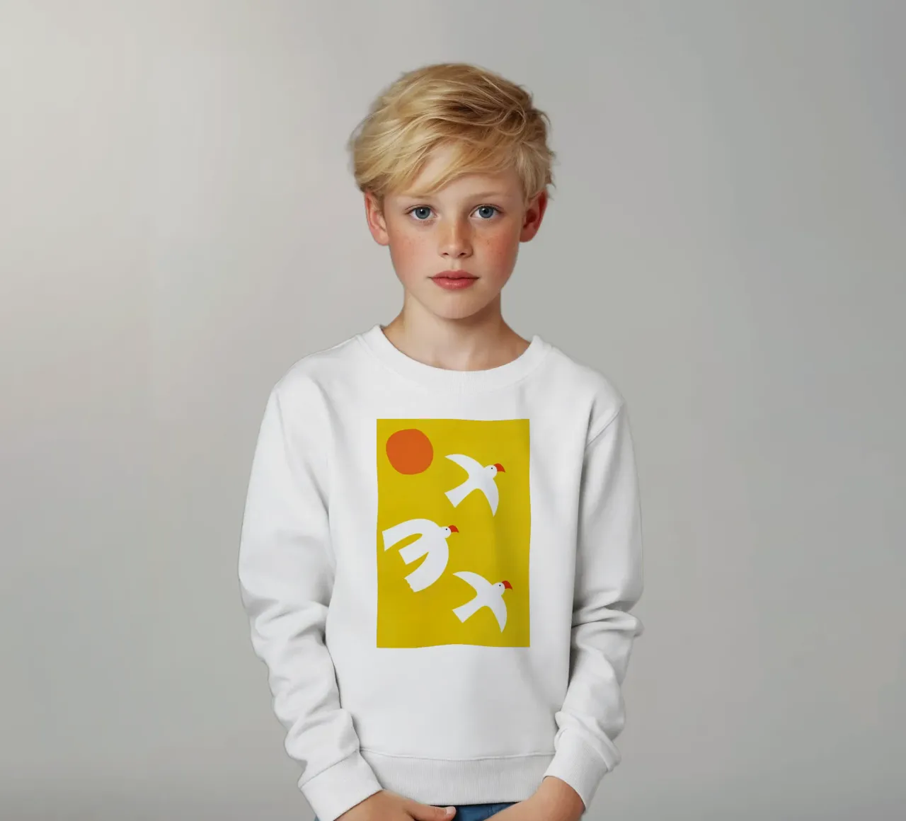 Flying Doves felpa bambino da Little Flourishes