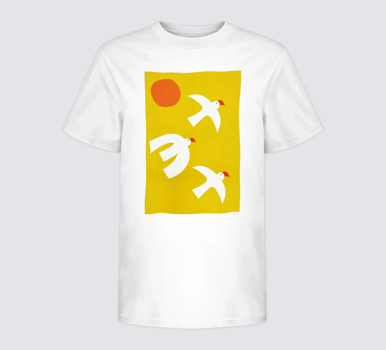 Flying Doves t-shirt bambini da Little Flourishes