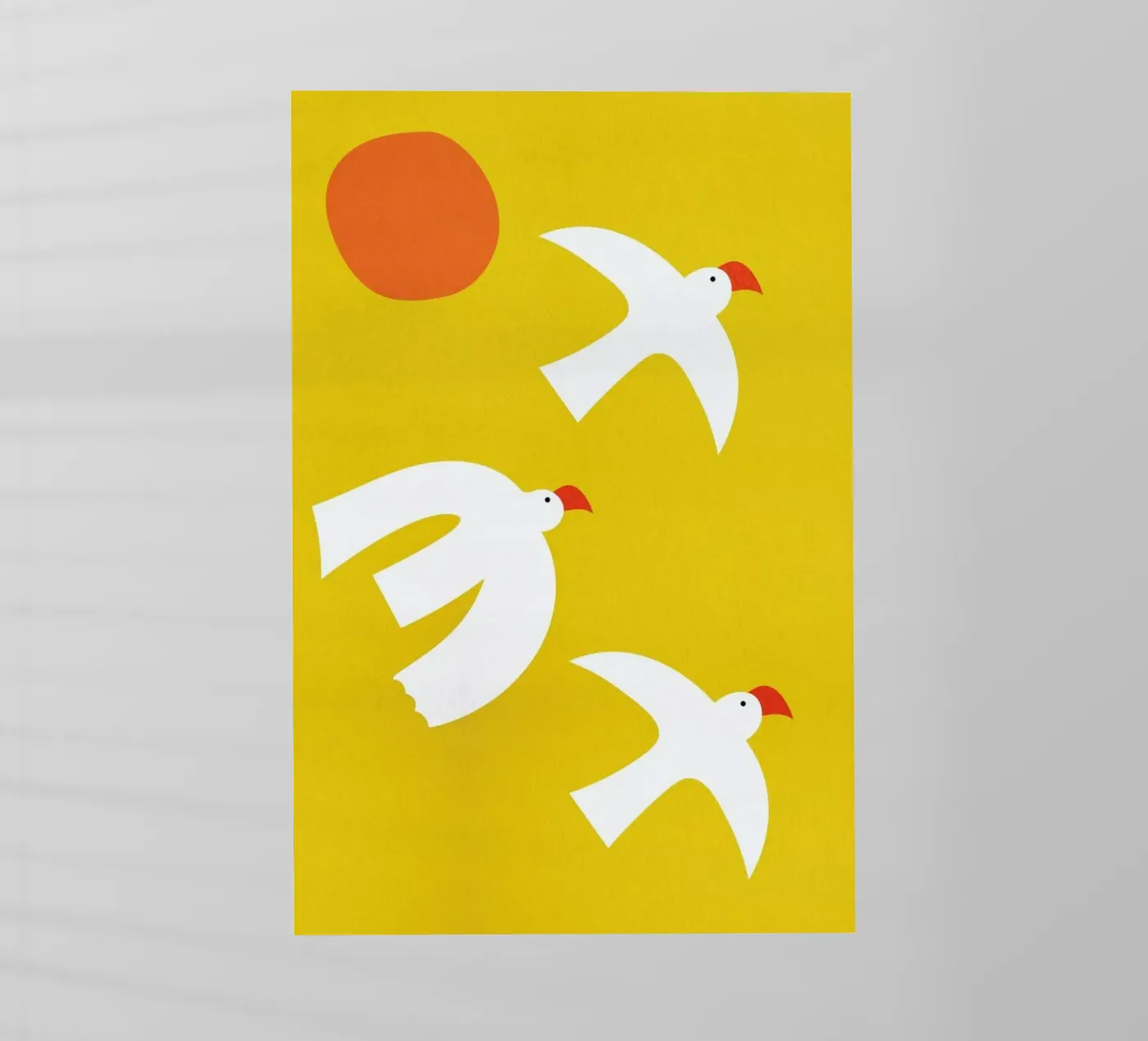 Flying Doves pellicola backlit da Little Flourishes