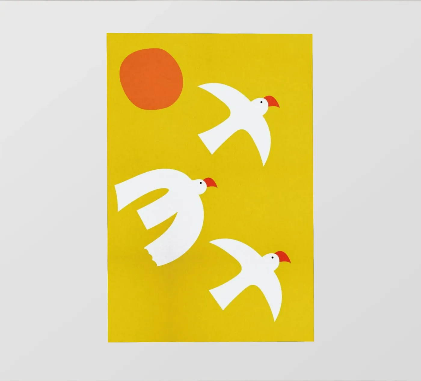 Flying Doves pellicola backlit da Little Flourishes