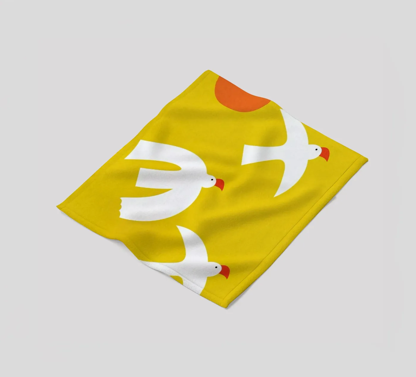 Flying Doves Fleecedecke von Little Flourishes