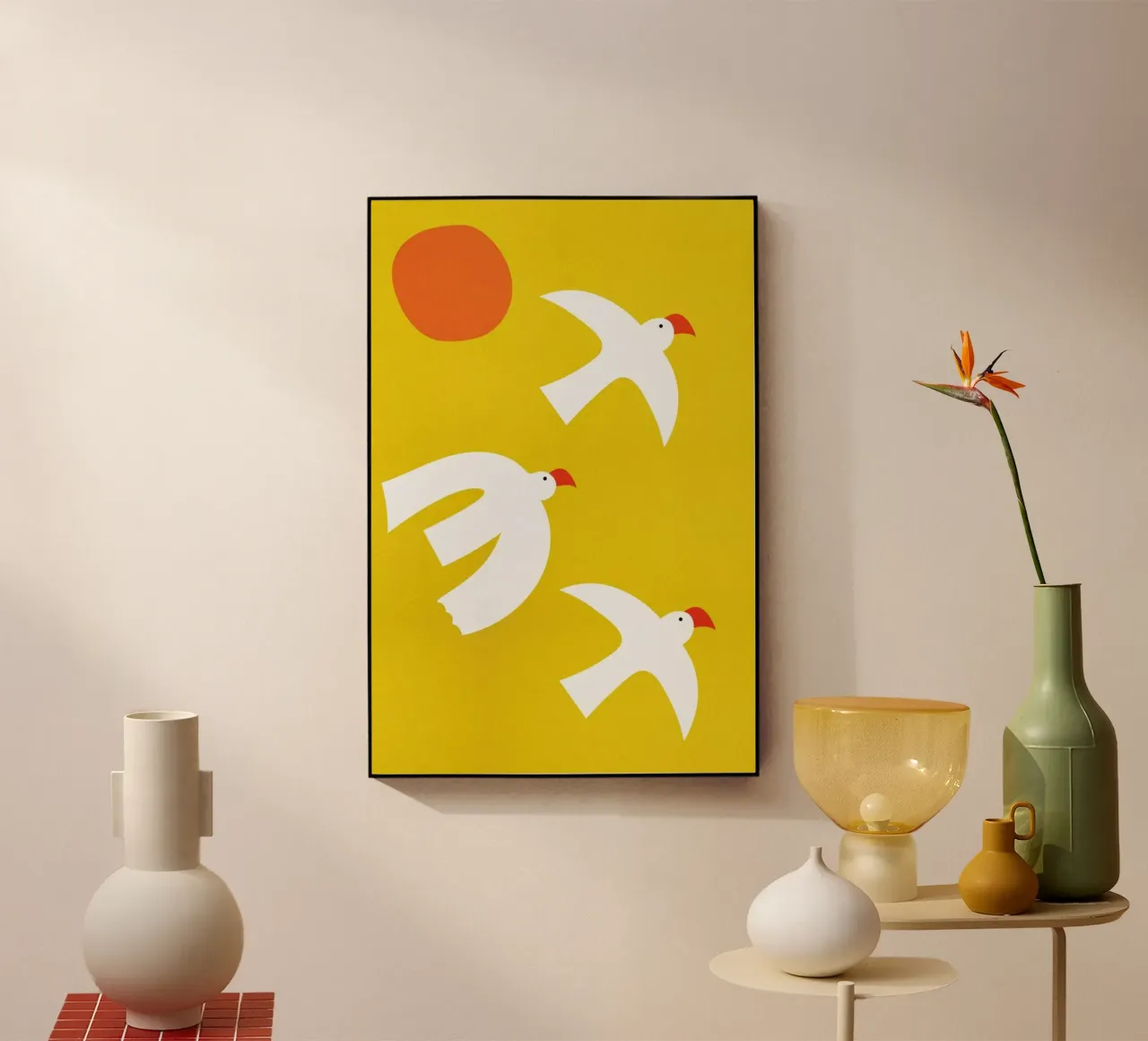 Flying Doves plexiglass da Little Flourishes