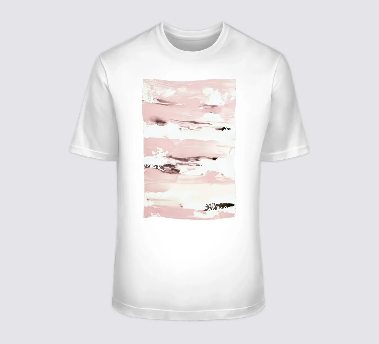 Abstract Pink t-shirt by Babett Schultze
