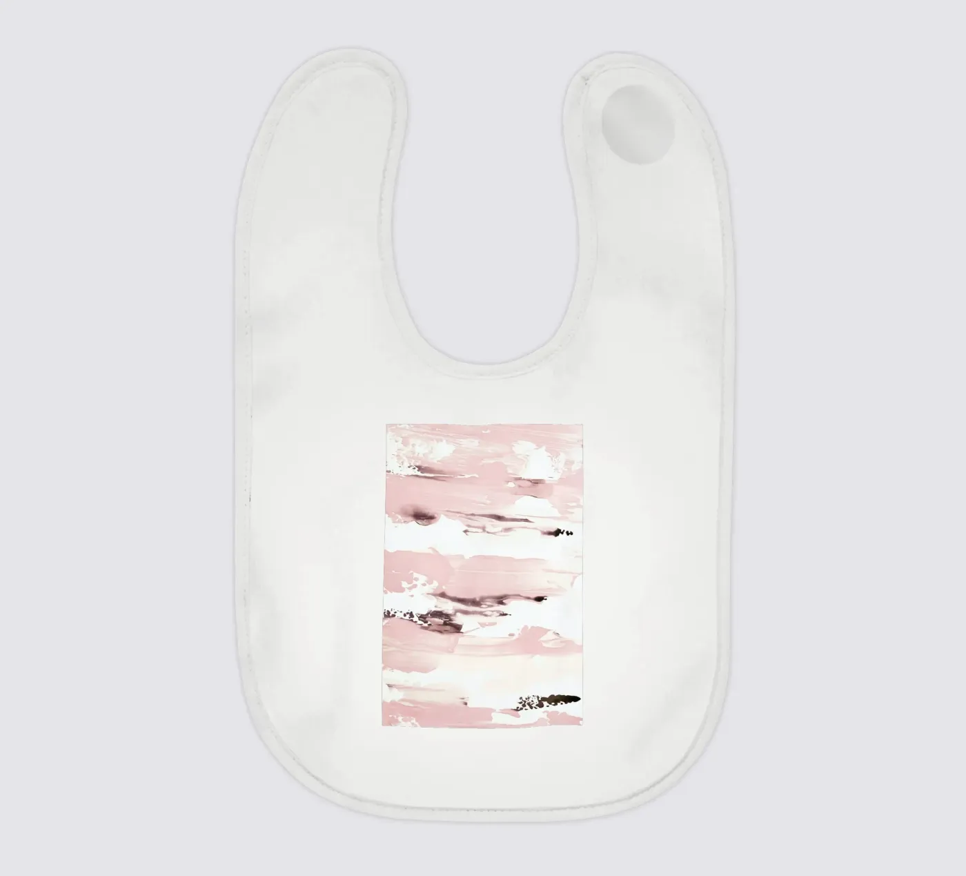 Abstract Pink Babylätzchen von Babett Schultze