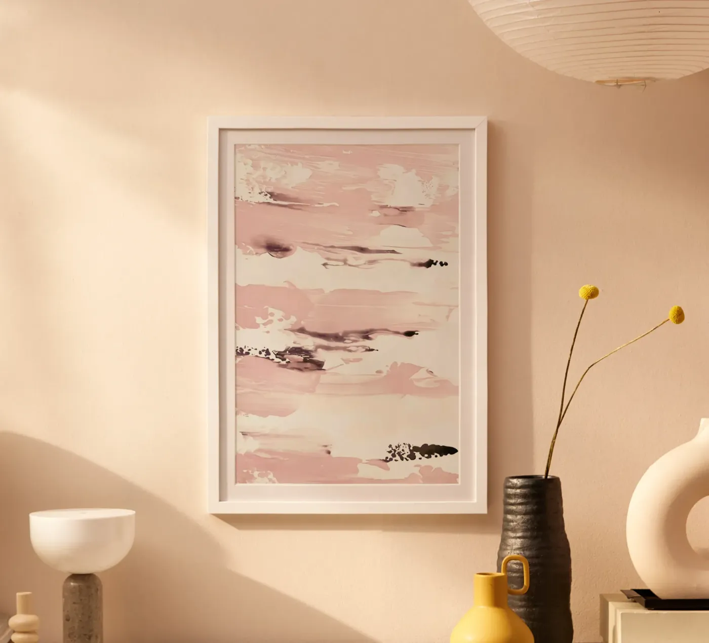 Abstract Pink poster van Babett Schultze