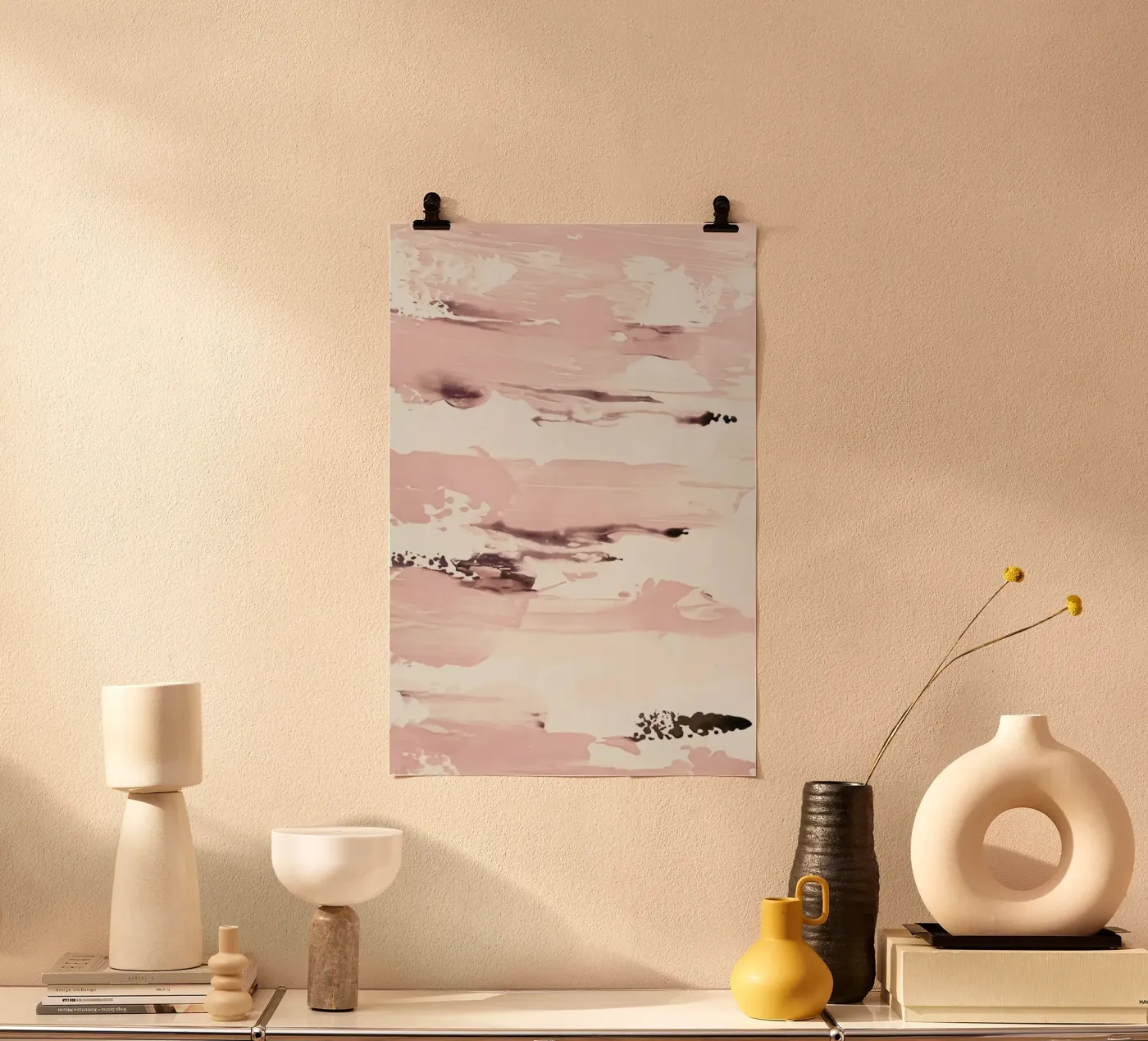 Abstract Pink poster van Babett Schultze
