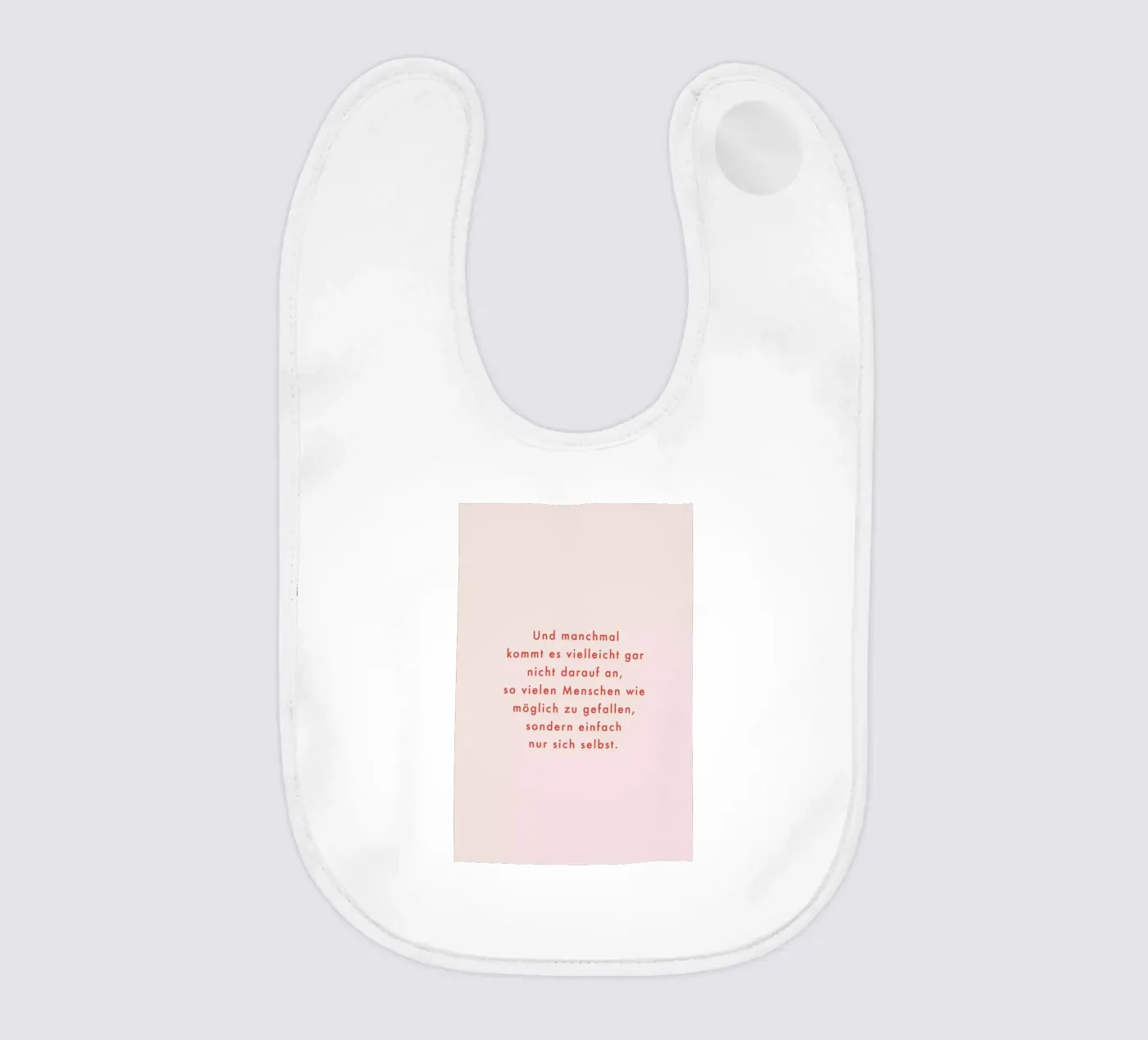 Selbstliebe Babylätzchen von vonkopfbisfuss x JUNIQE