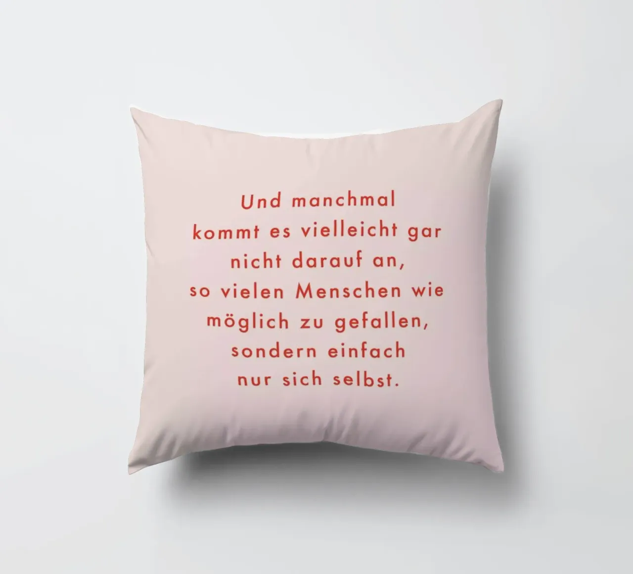 Selbstliebe cuscino da vonkopfbisfuss x JUNIQE