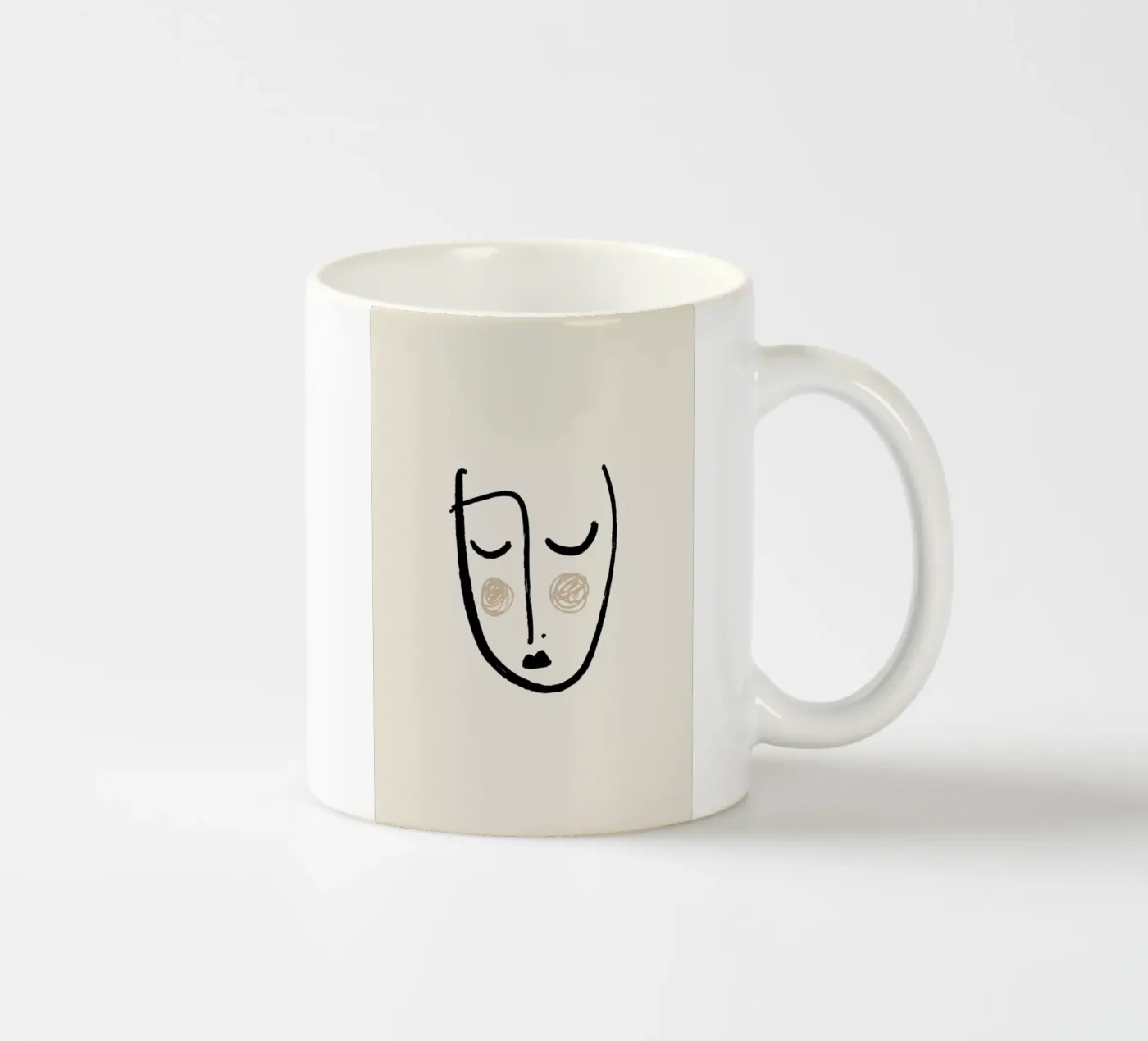Blush ceramic mug by Pure