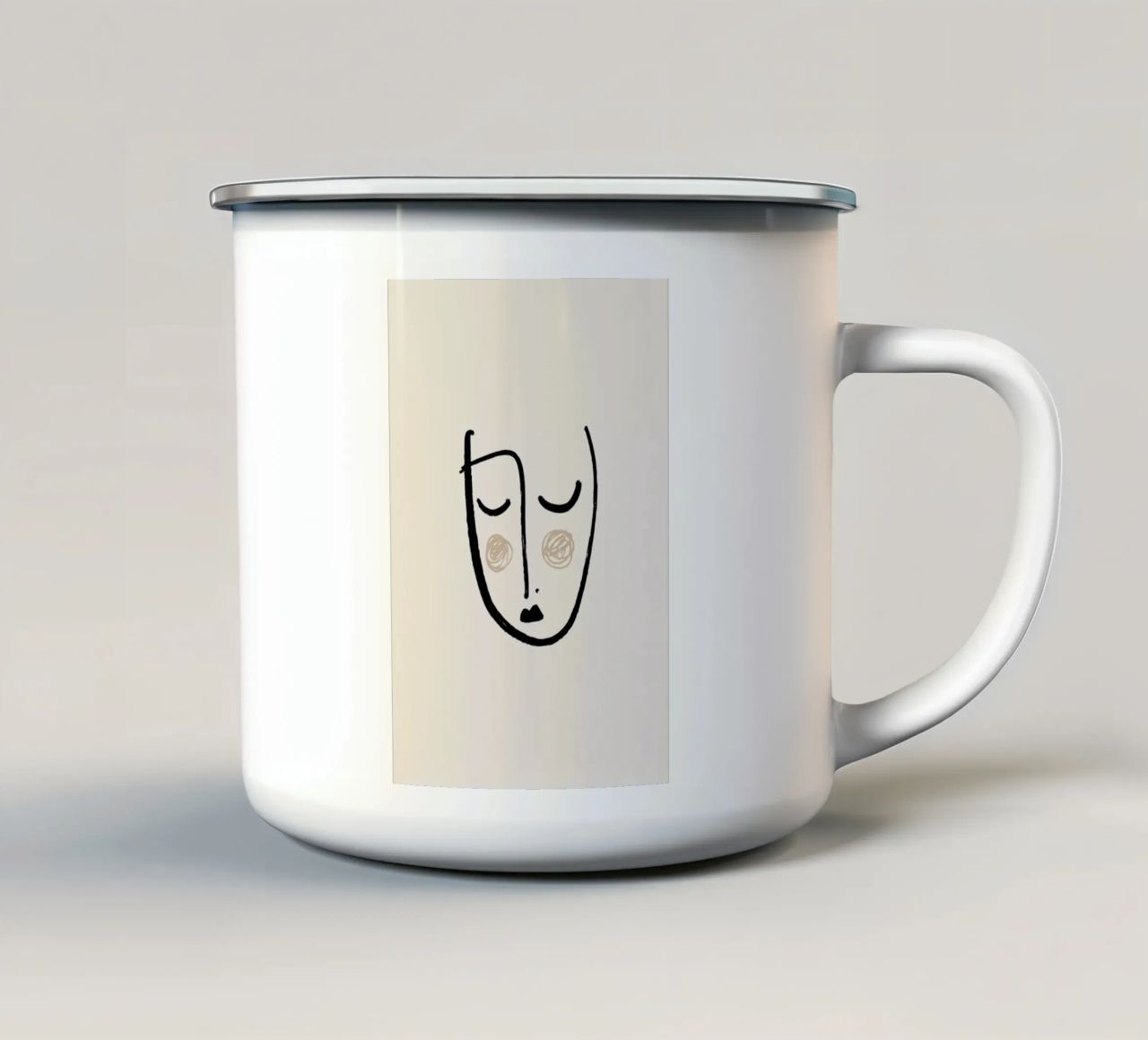 Blush tazza in smalto da Pure